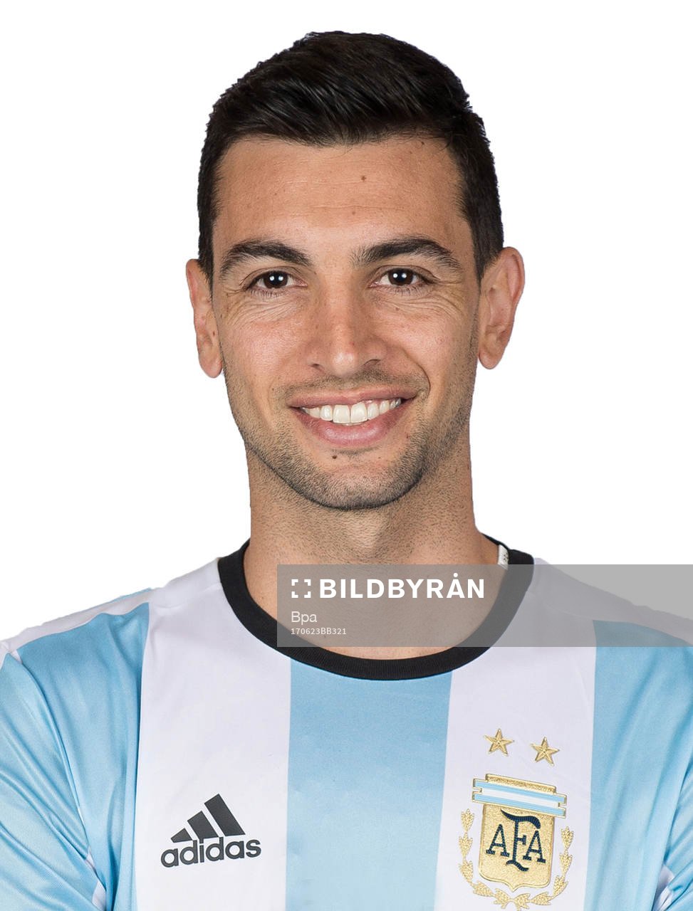 Argentina Javier Pastore poserar för ett porträtt den 23 juni 2017 i Buenos Aires.