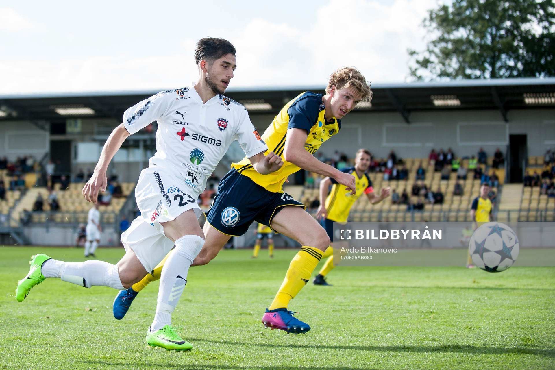 Ängelholms Erik Widén och Rosengårds Ismael Hussein