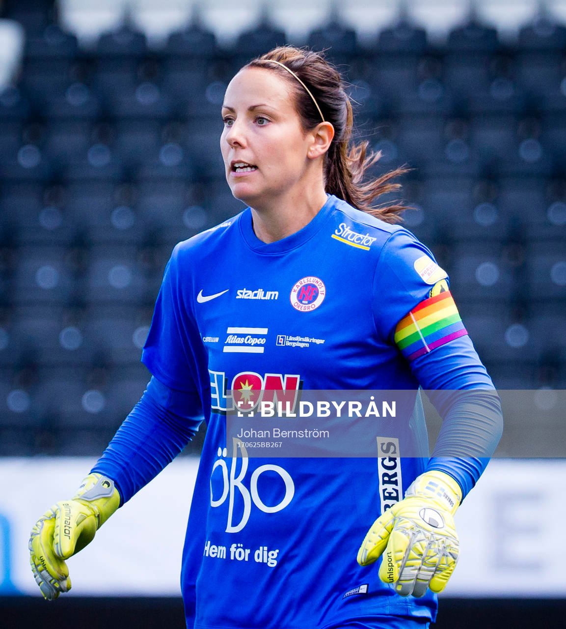 Örebros målvakt Carola Söberg