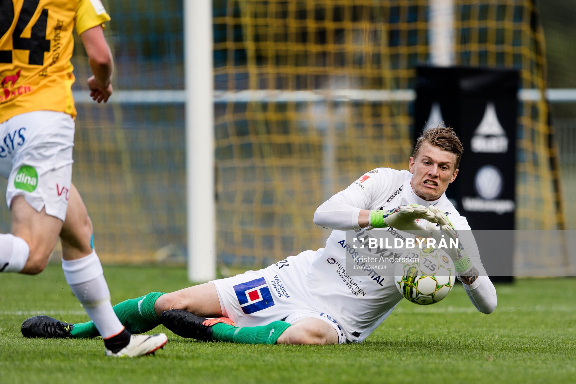 Syrianskas målvakt Hampus Elgan