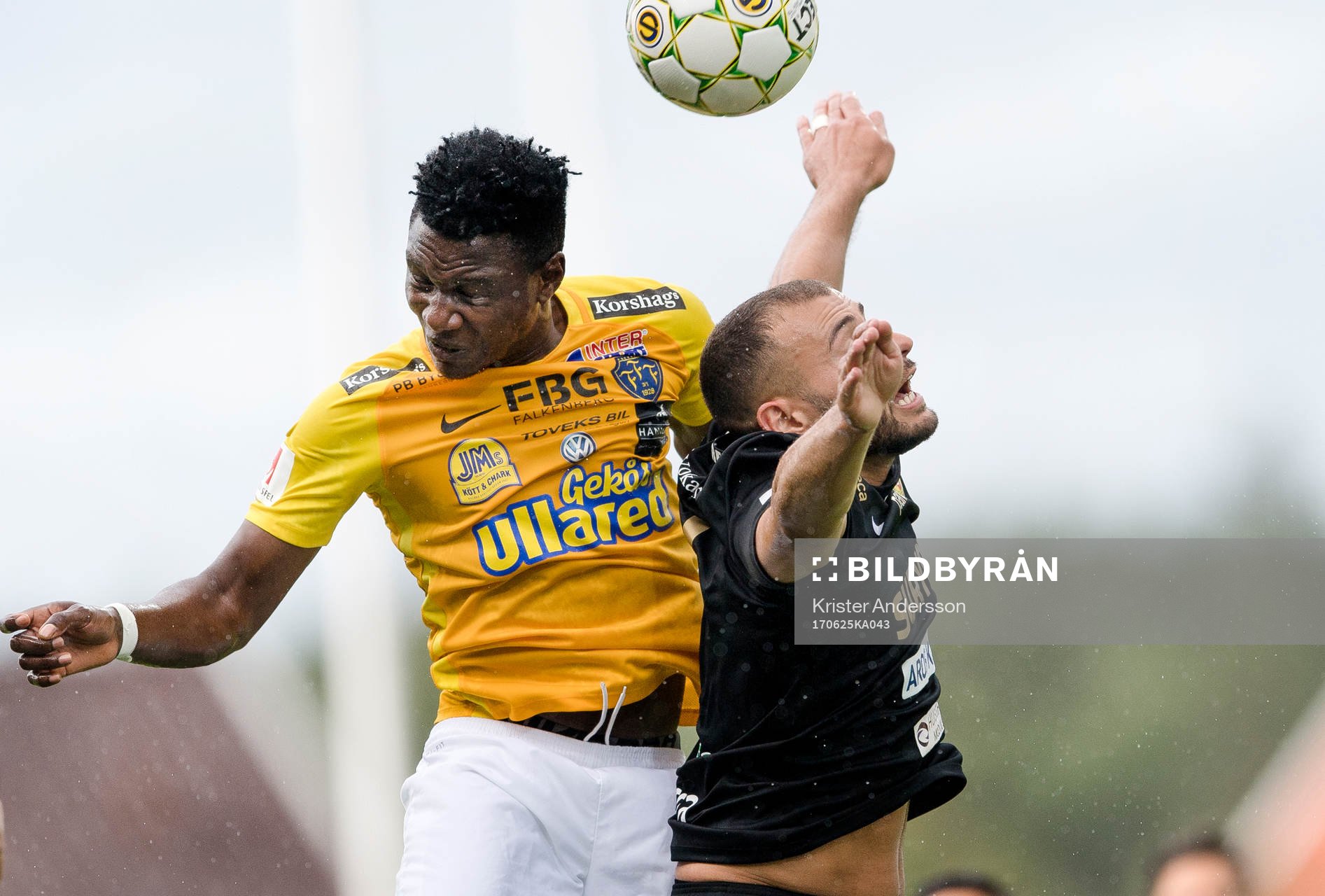 Falkenbergs Dominic Chatto och Syrianskas Mattias Genc