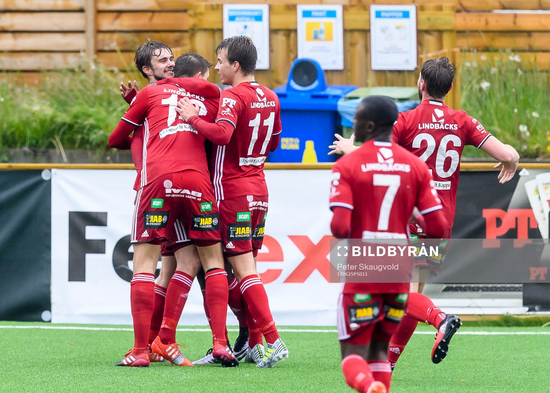 Piteåspelarna jublar