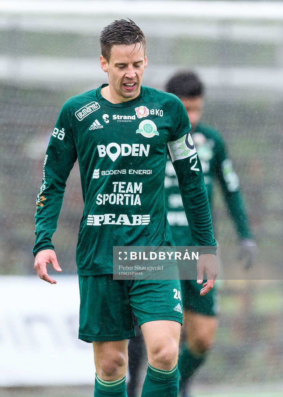 Bodens Max Nyqvist deppar