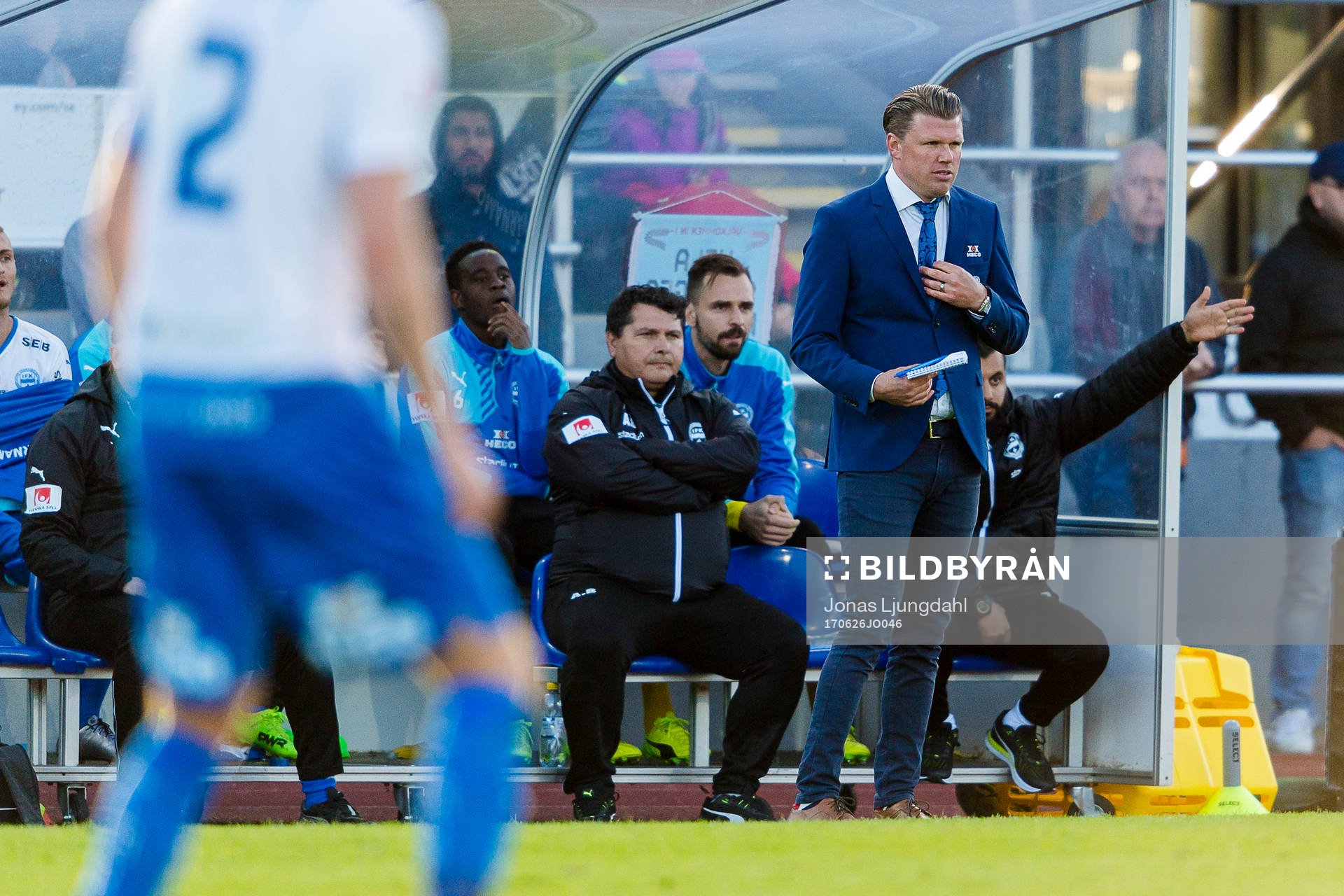 Värnamos tränare Christian Järdler