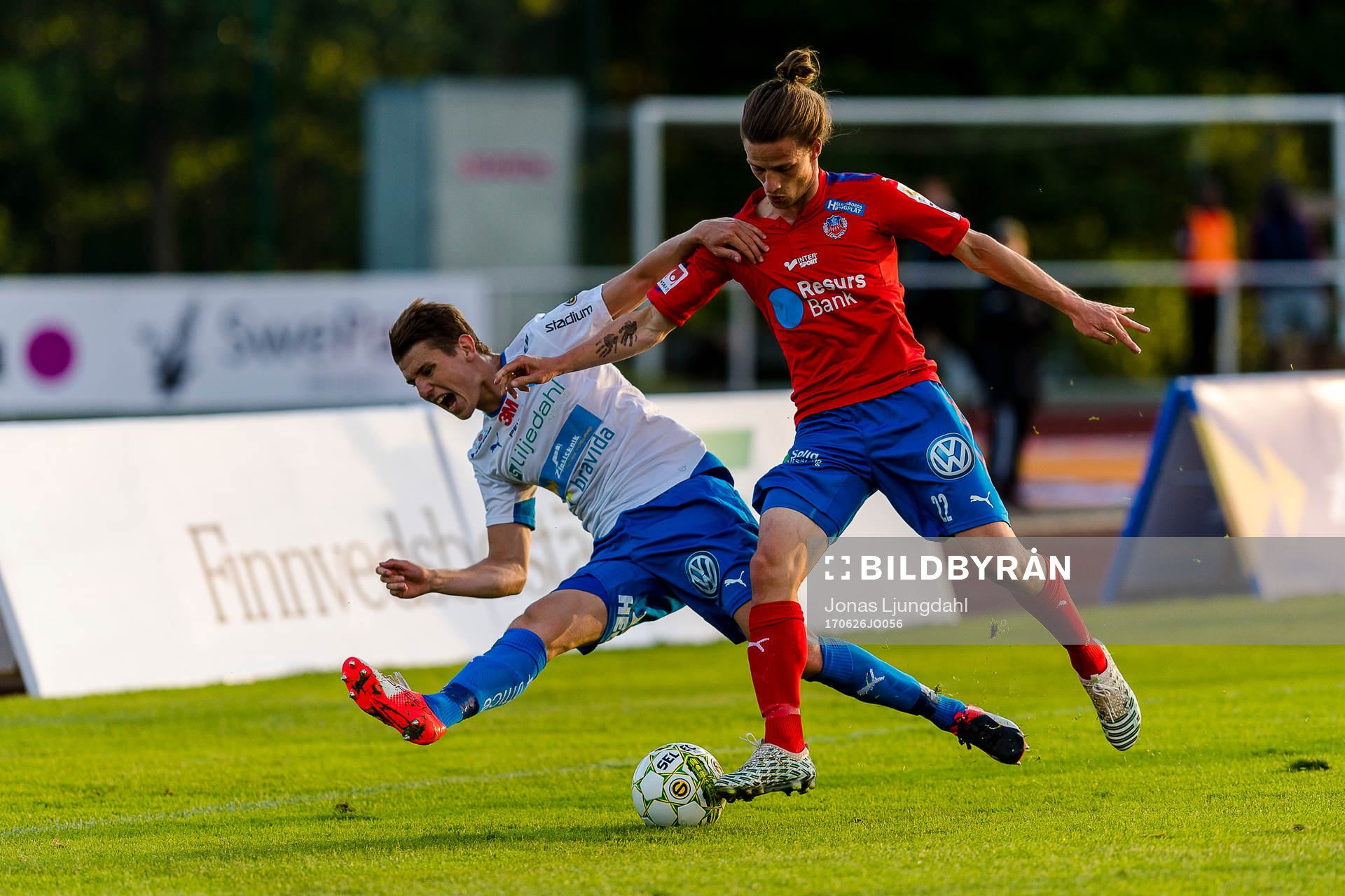 Värnamos Fredrik Lundgren faller
