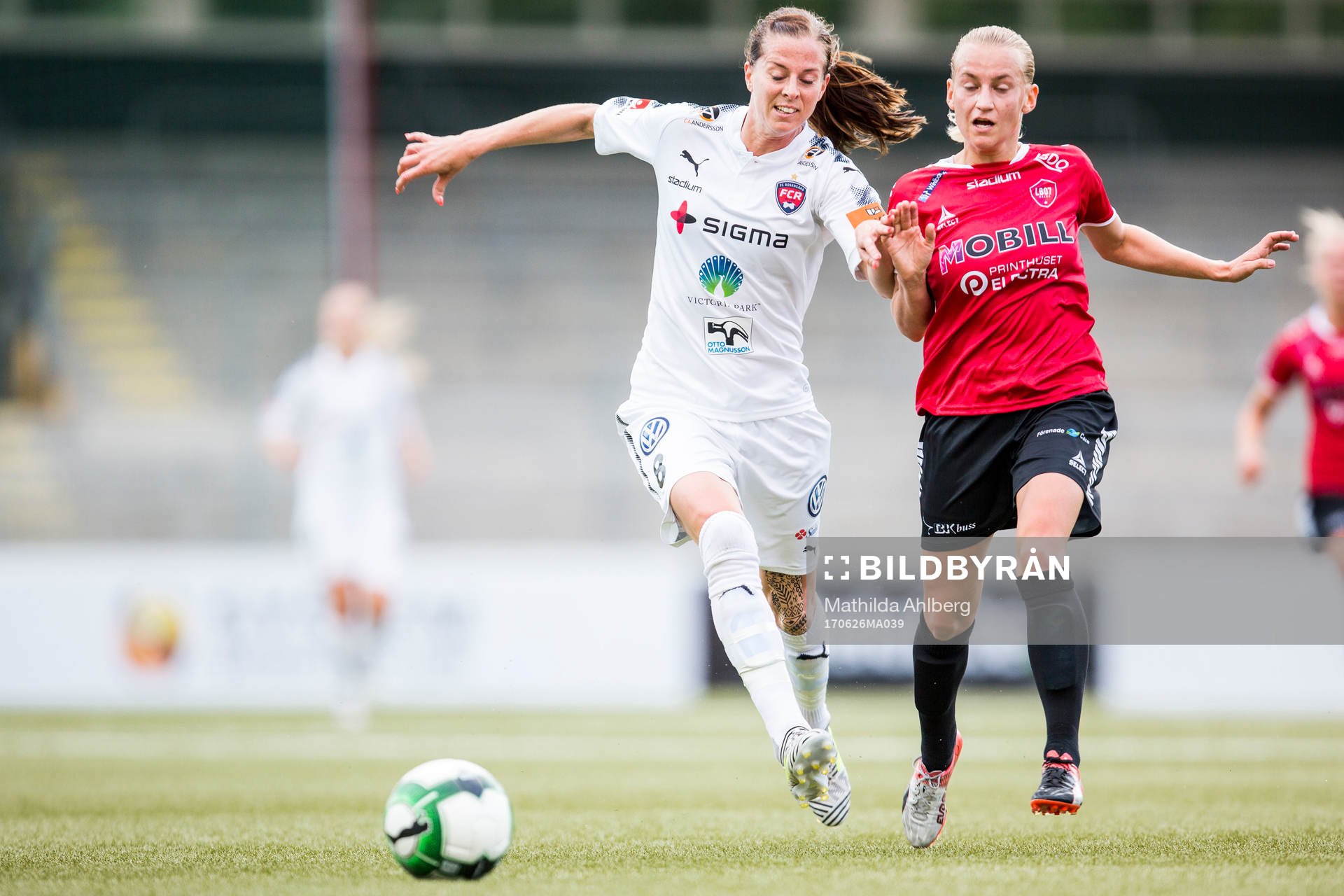 Rosengårds Lotta Schelin och LB07s Sofia Wännerdahl