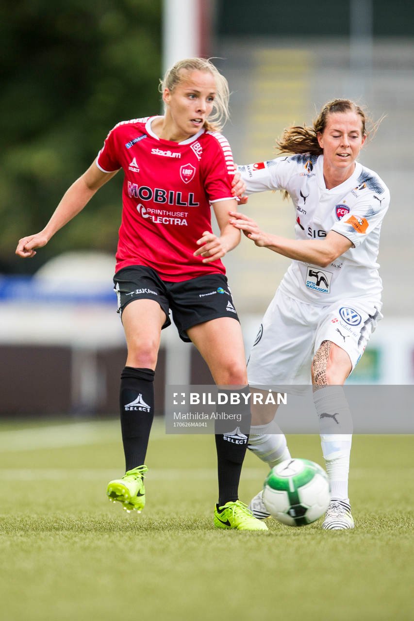 LB07s Anna Björk Kristjánsdóttir och Rosengårds Lotta