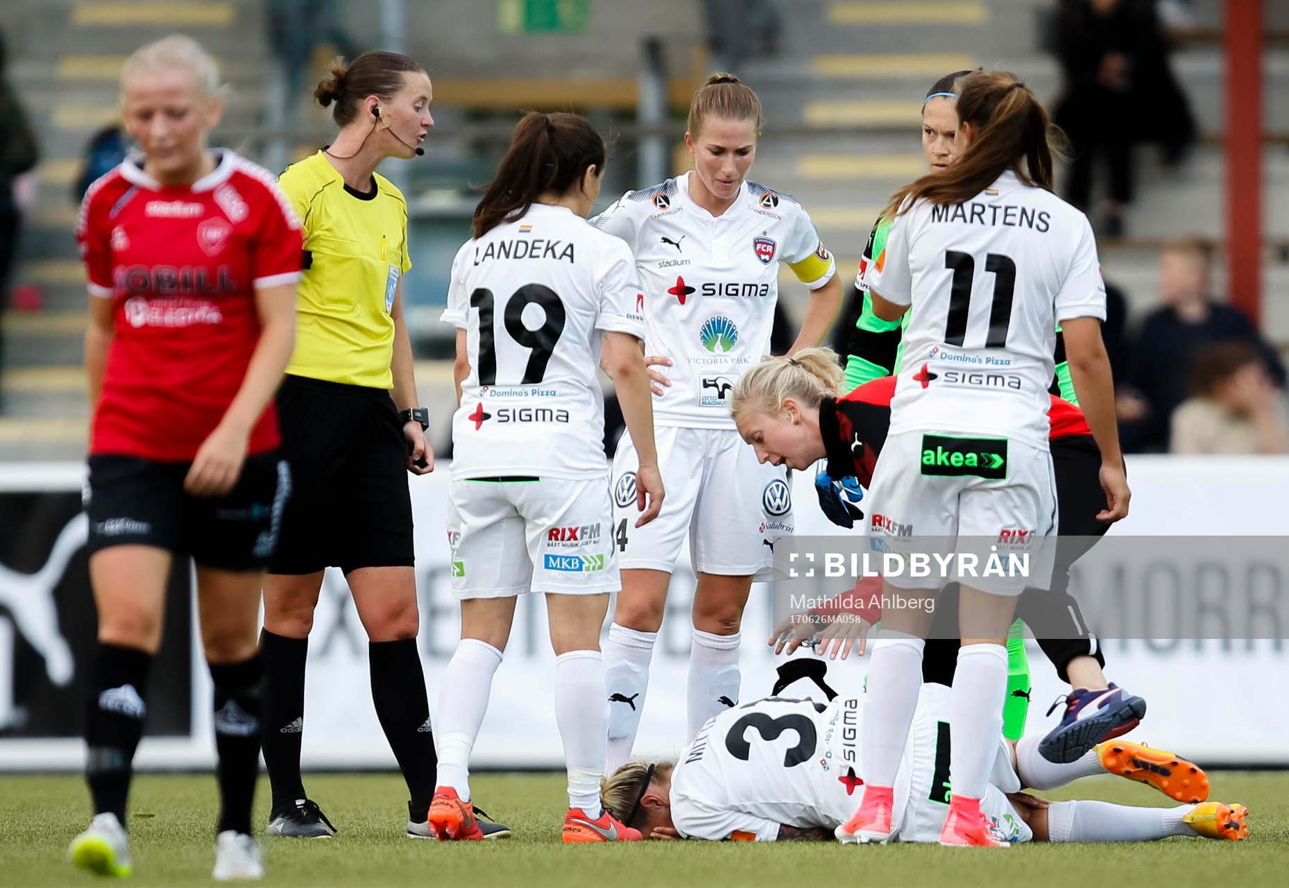 Rosengårds Anja Mittag har ont
