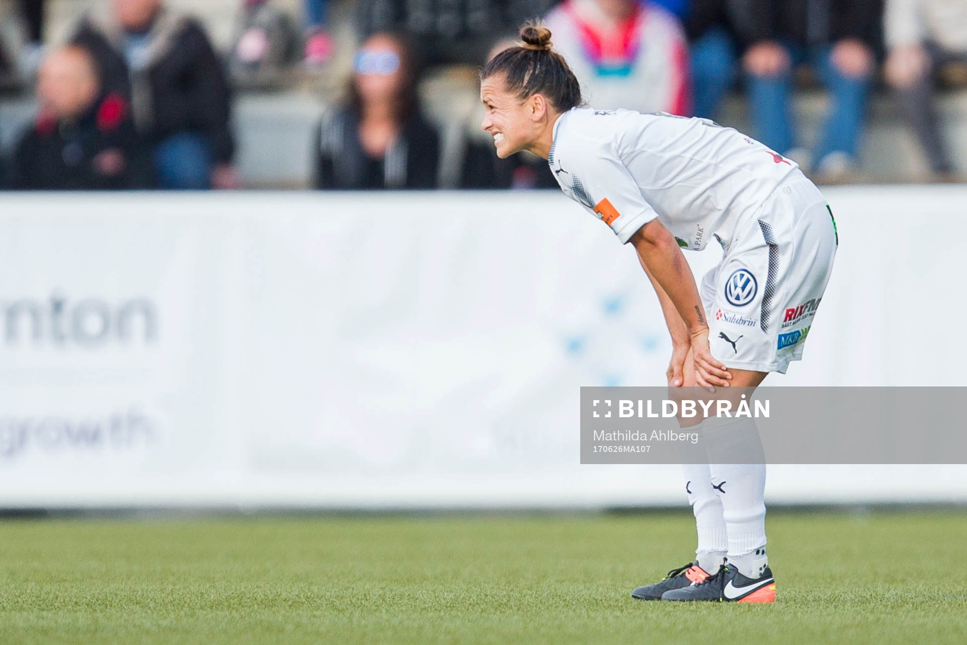 Rosengårds Alexandra Lowe Riley grimaserar