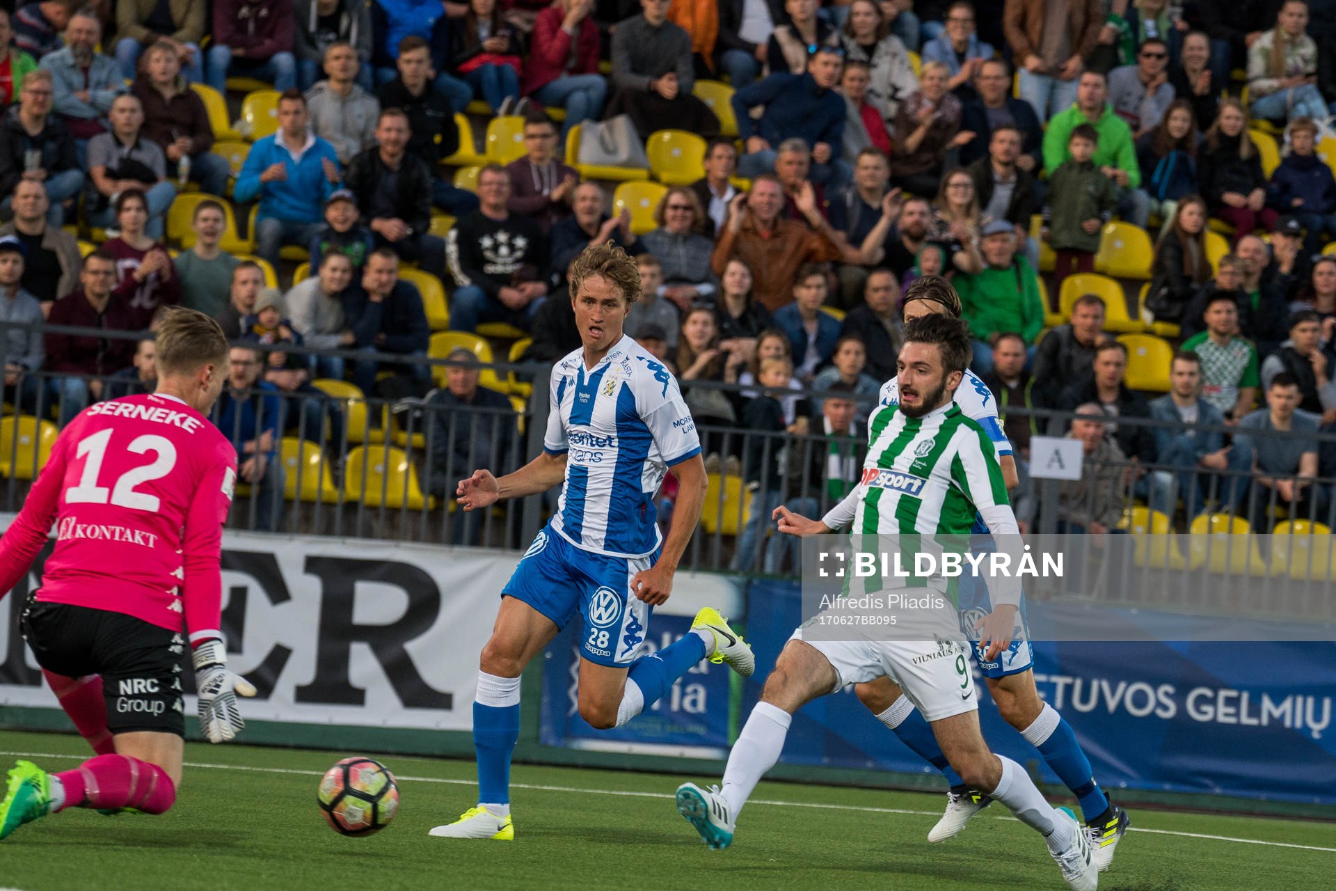 IFK Göteborgs målvakt Pontus Dahlberg och Thomas Rogne