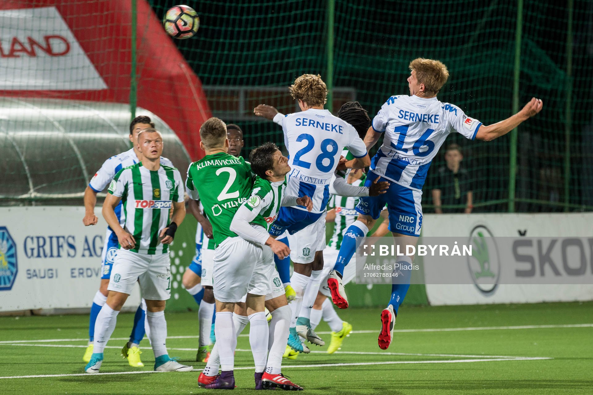 IFK Göteborgs Thomas Rogne och Mikael Boman