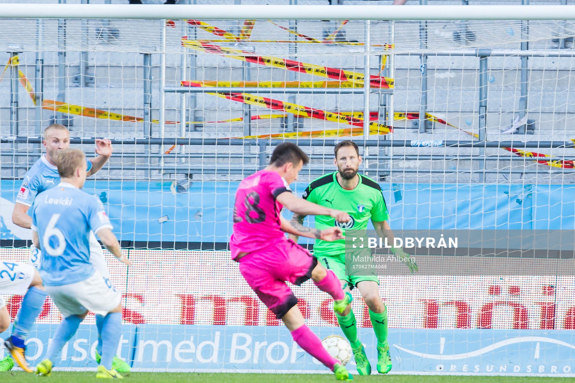 Malmö FFs målvakt Johan Wiland