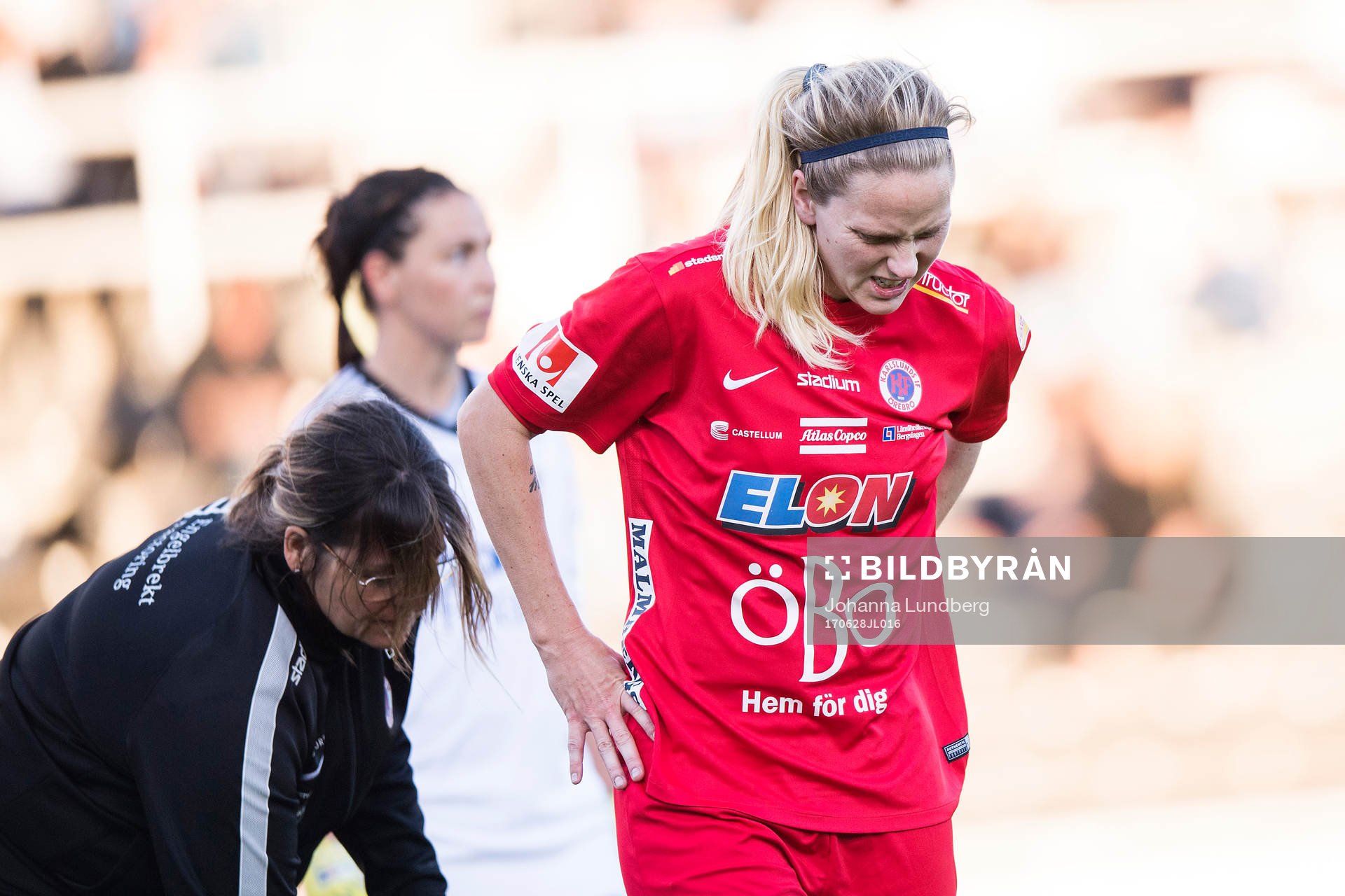 Örebros Lisa Dahlkvist har ont