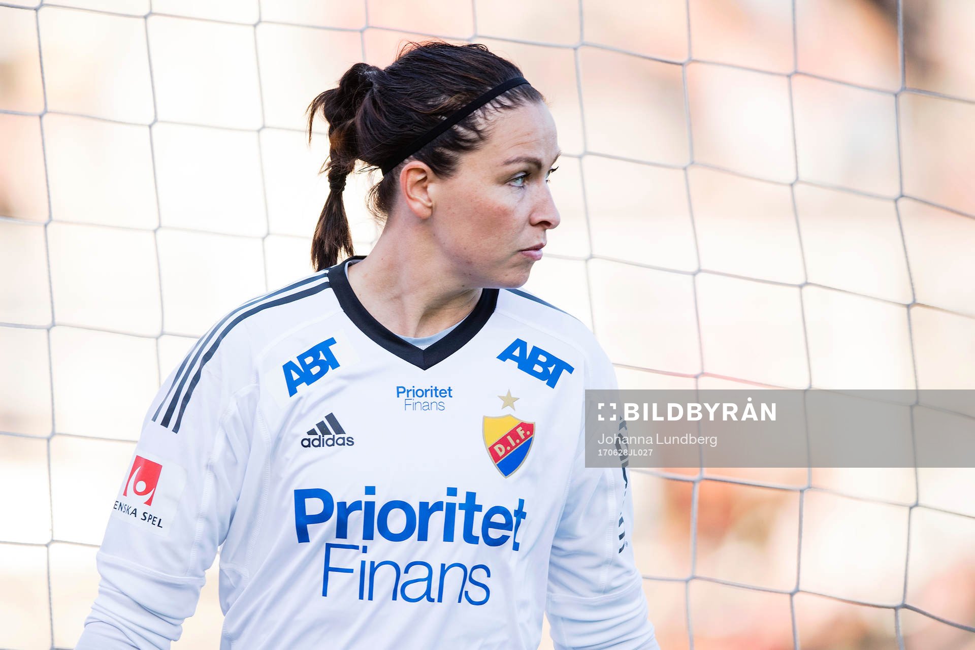Djurgårdens målvakt Gudbjörg Gunnarsdottir