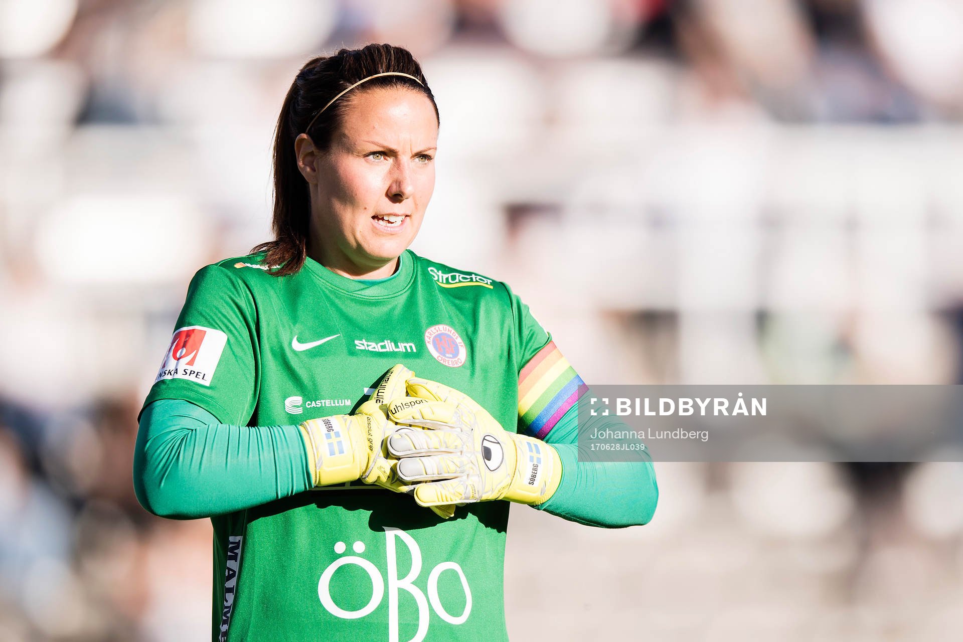 Örebros målvakt Carola Söberg