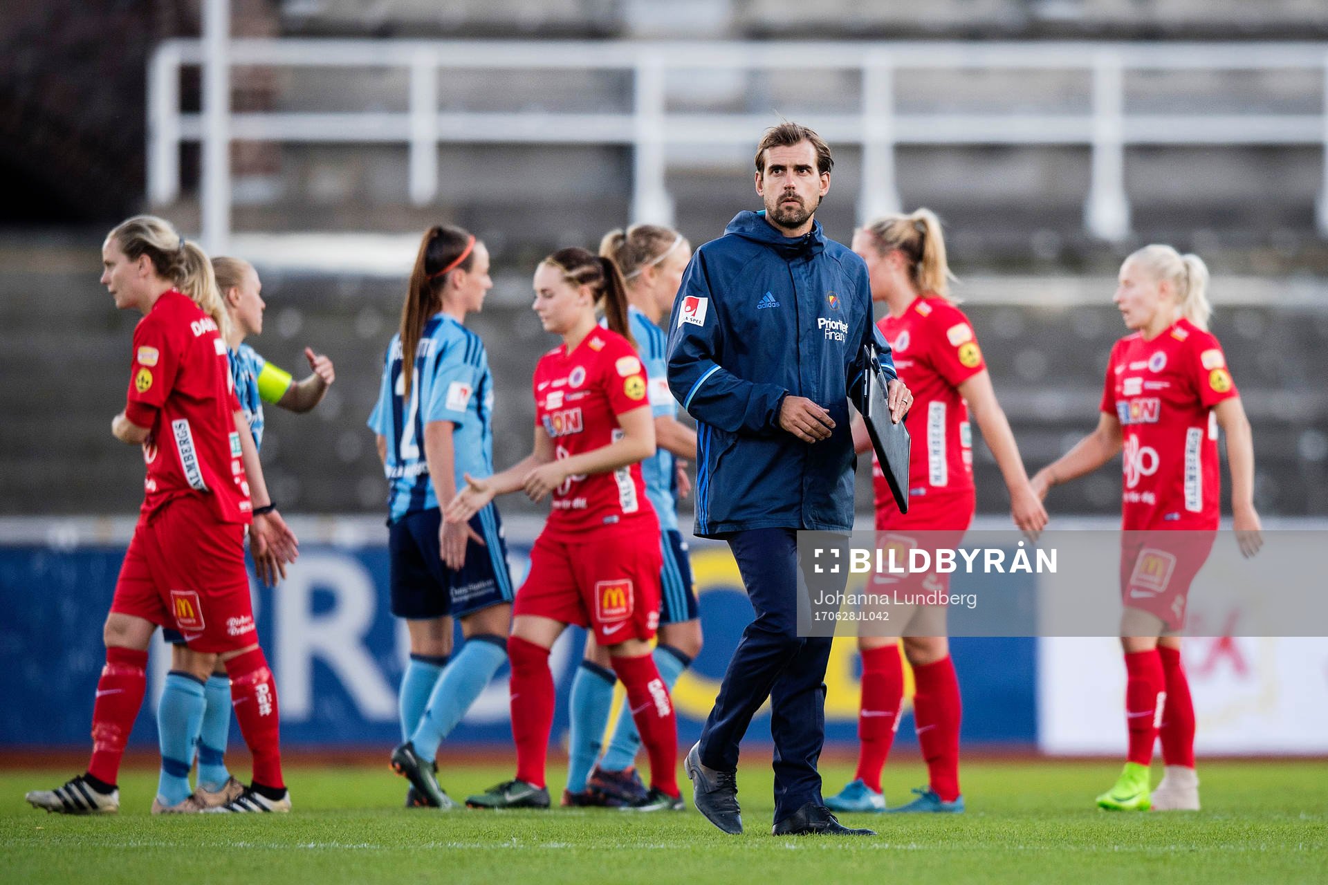 Djurgårdens tränare Joel Riddez