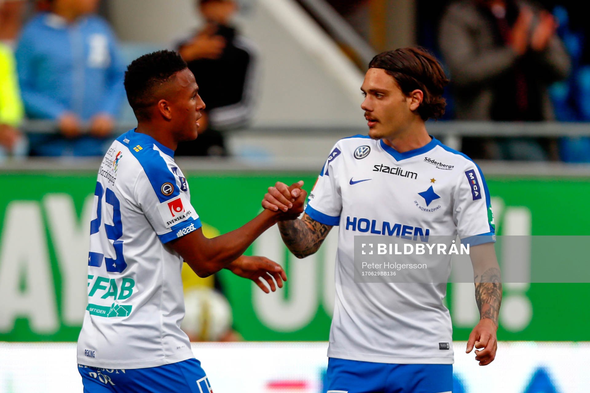 Norrköpings Niclas Eliasson och David Moberg Karlsson