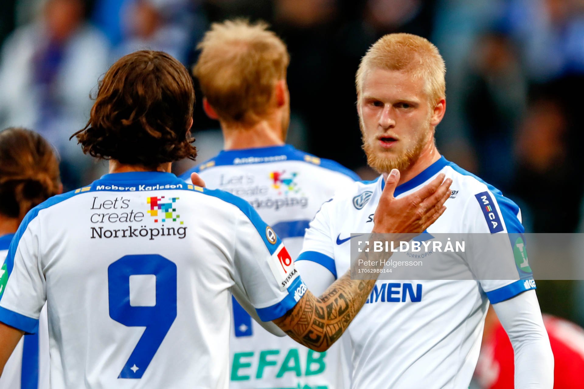 Norrköpings Karl Holmberg jublar