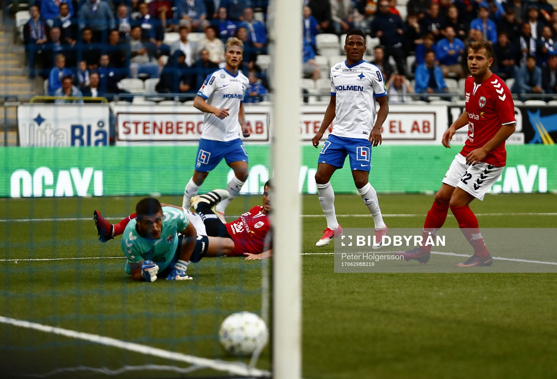 Mål 3-0 av Norrköpings Niclas Eliasson
