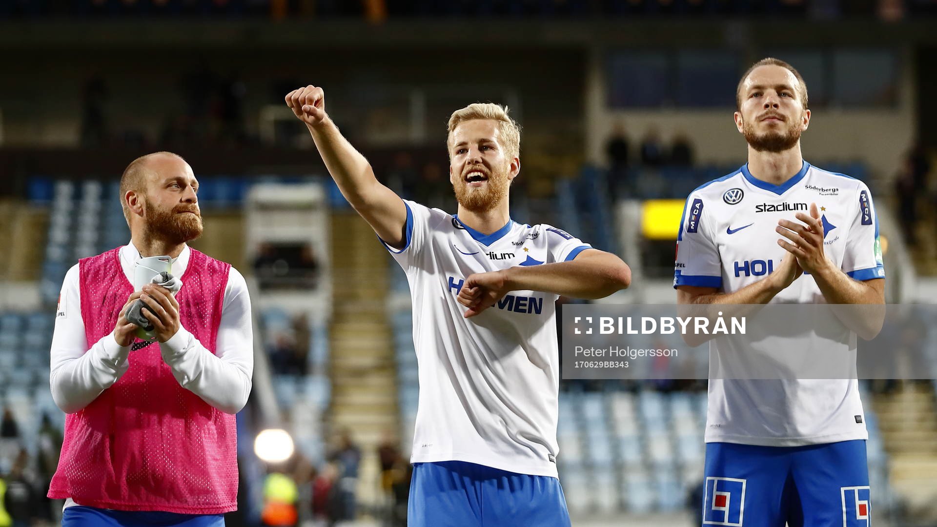 Norrköpings Daniel Sjölund, Filip Dagerstål och Jón