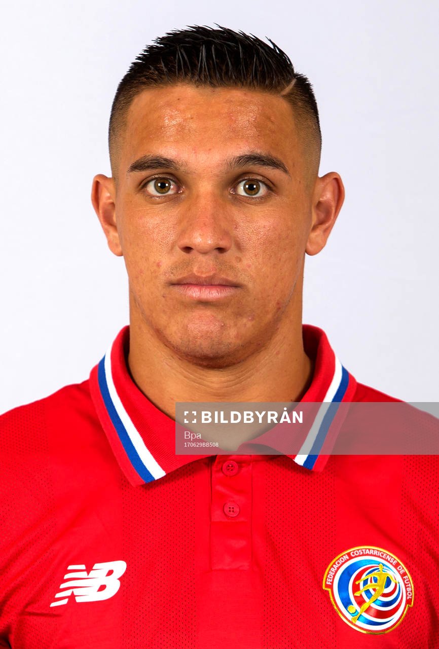 Fotboll, VM 2018, Porträtt, Costa Rica:  David Guzman Perez Costa Rica poserar för ett porträtt den 30 juni 2017 i Costa Rica 