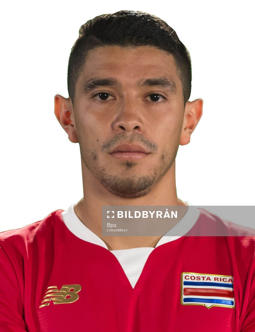Fotboll, VM 2018, Porträtt, Costa Rica:  Jose Salvatierra Costa Rica poserar för ett porträtt den 30 juni 2017 i Costa Rica 