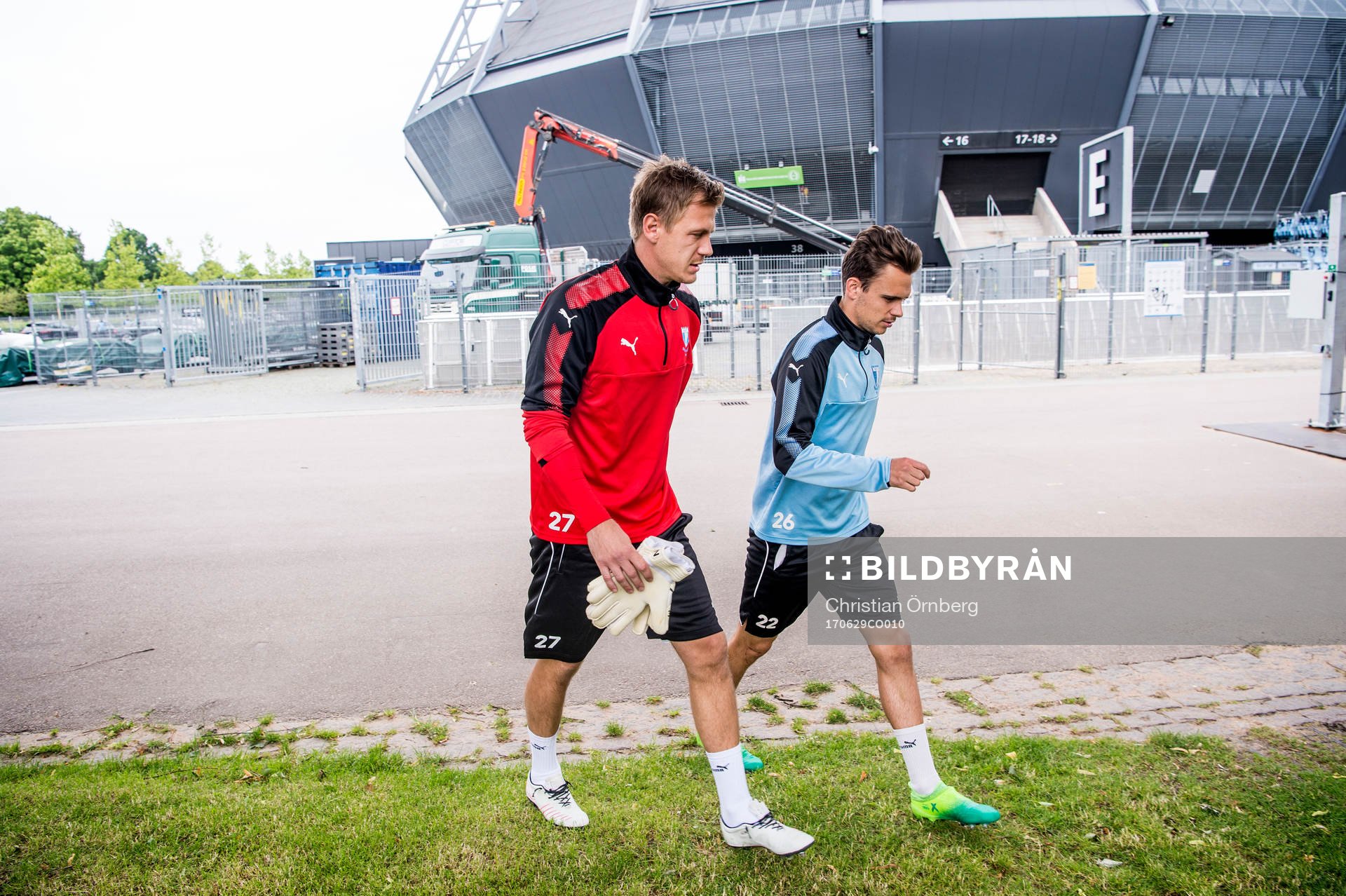 Målvakt Johan Dahlin och Andreas Vindheim