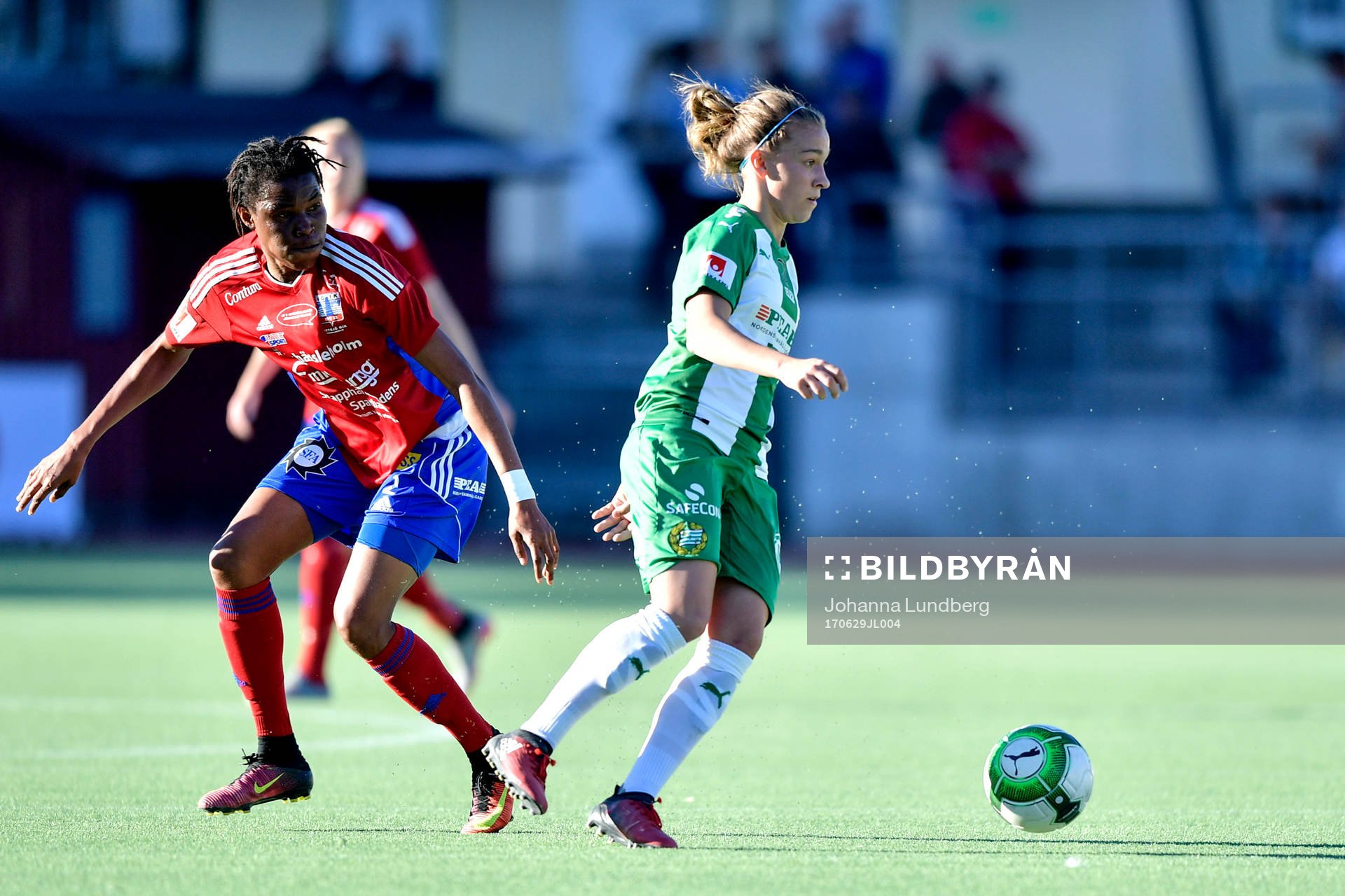 Vittsjös Osinachi Marvis Ohale och Hammarbys Julia