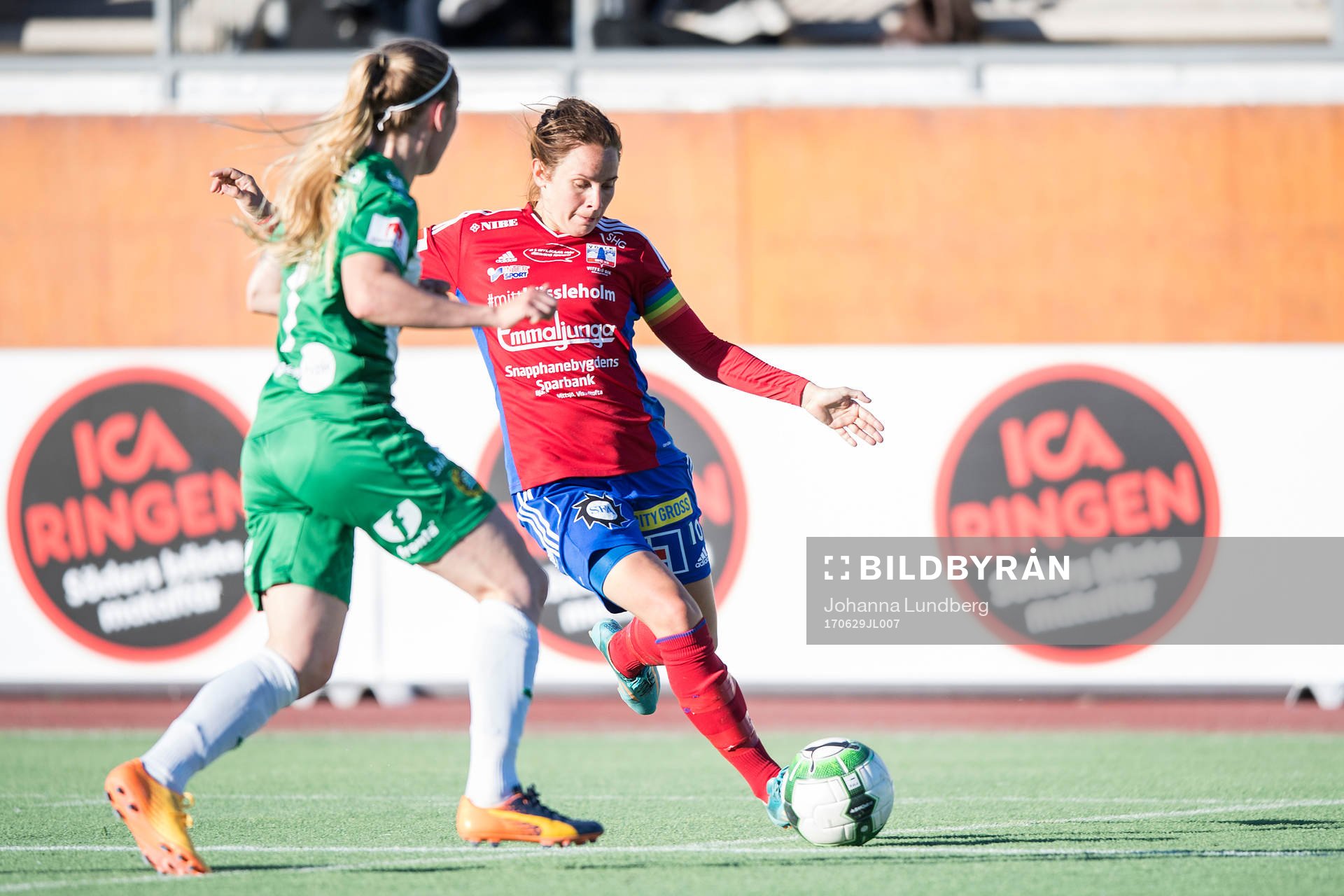 Vittsjös Johanna Andersson mot Hammarbys Cathrine