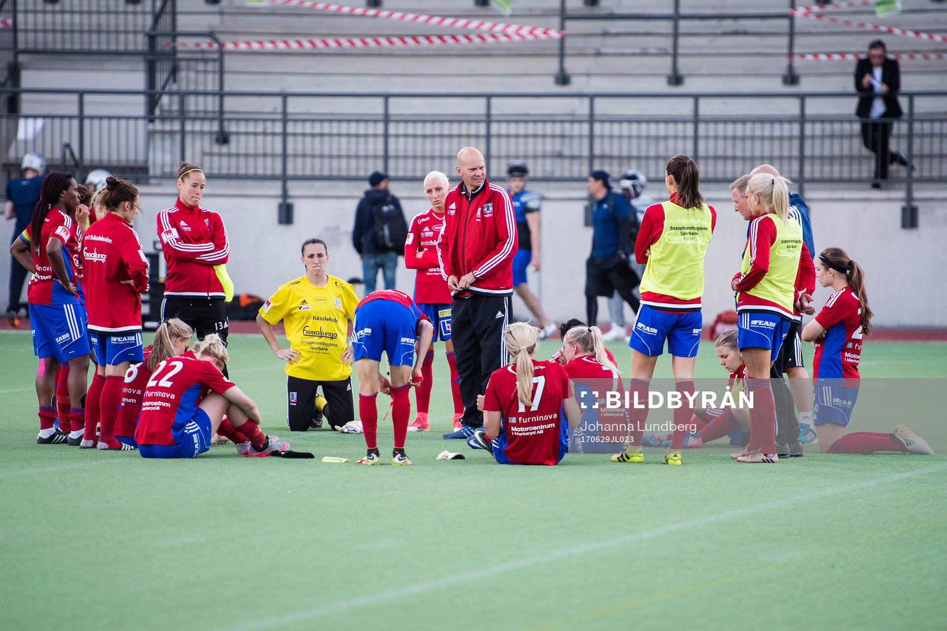 Vittsjös spelare samlas