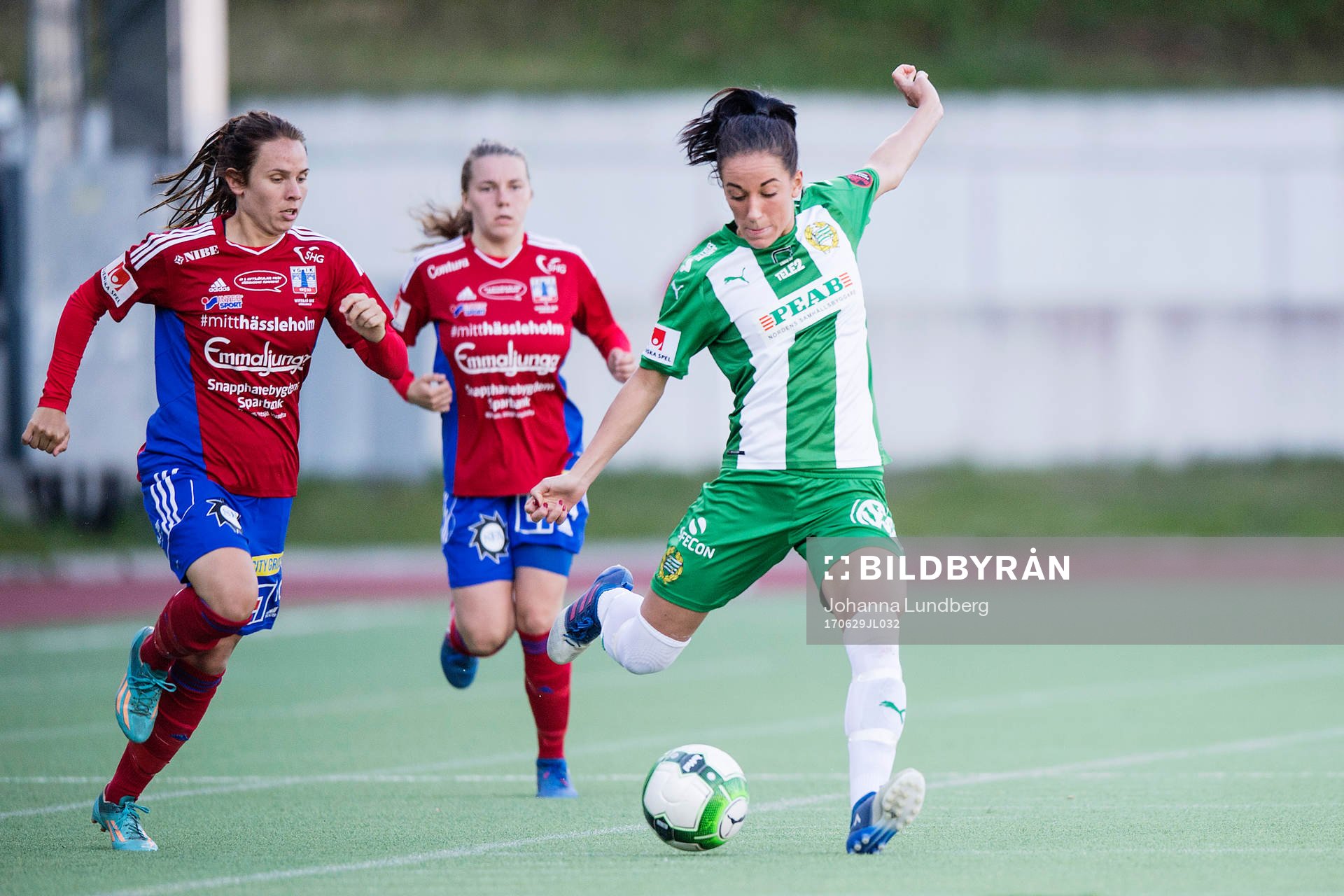 Vittsjös Johanna Andersson och Hammarbys Anna Oskarsson