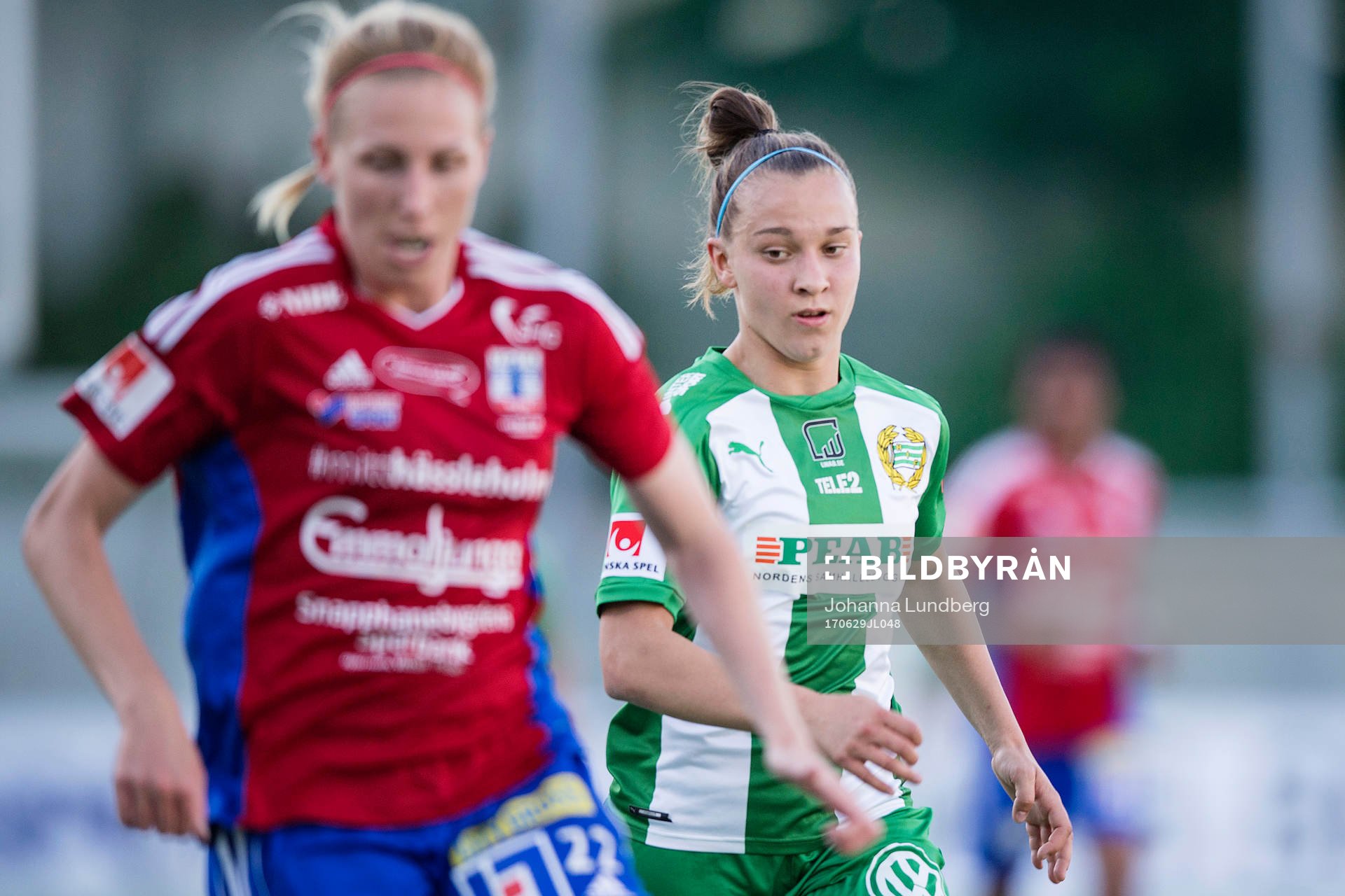 Hammarbys Julia Zigiotti Olme jagar Vittsjös Sandra