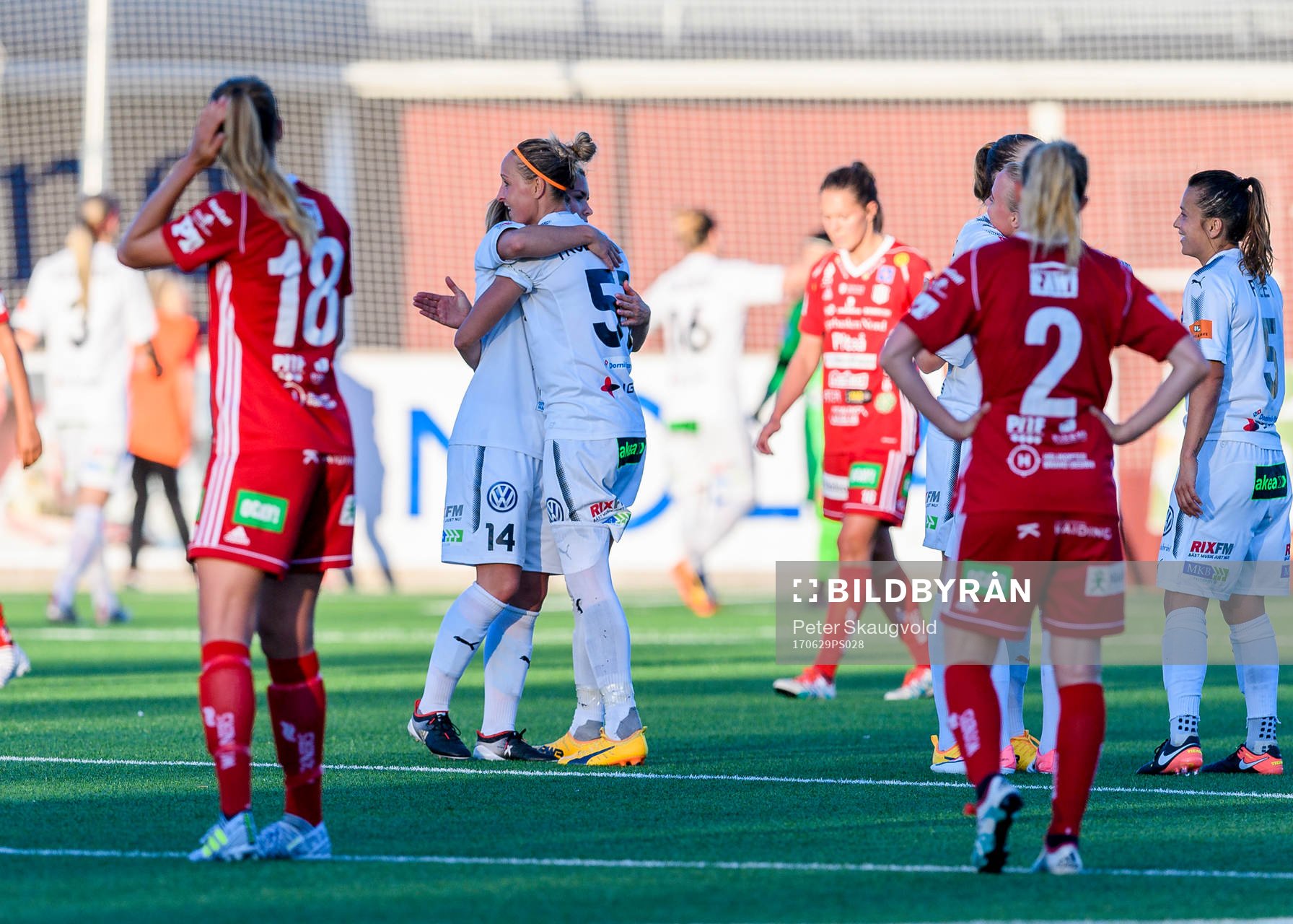 Rosengård spelarna jublar