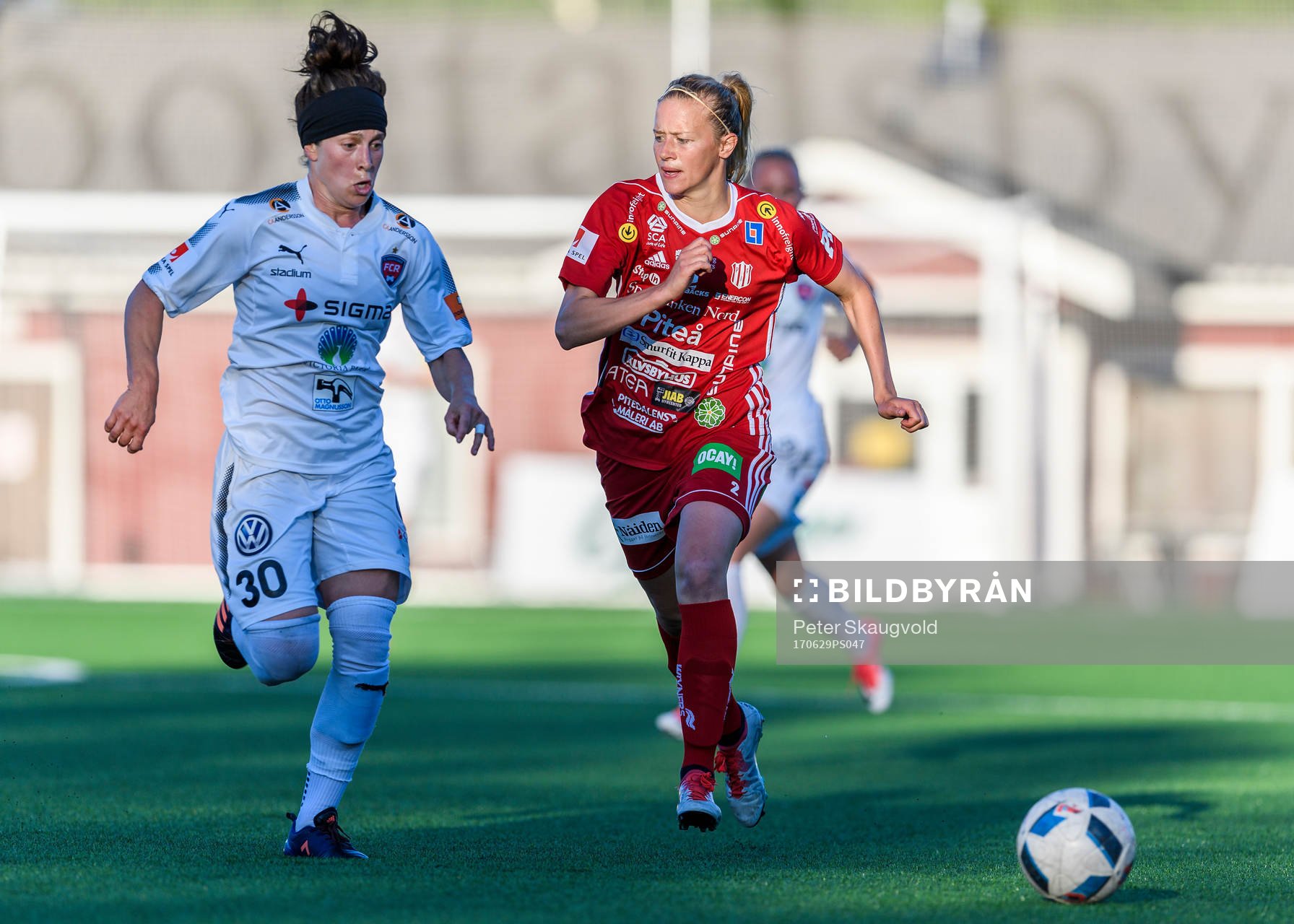 Rosengårds Ella Masar McLeod och Piteås Lena Blomkvist
