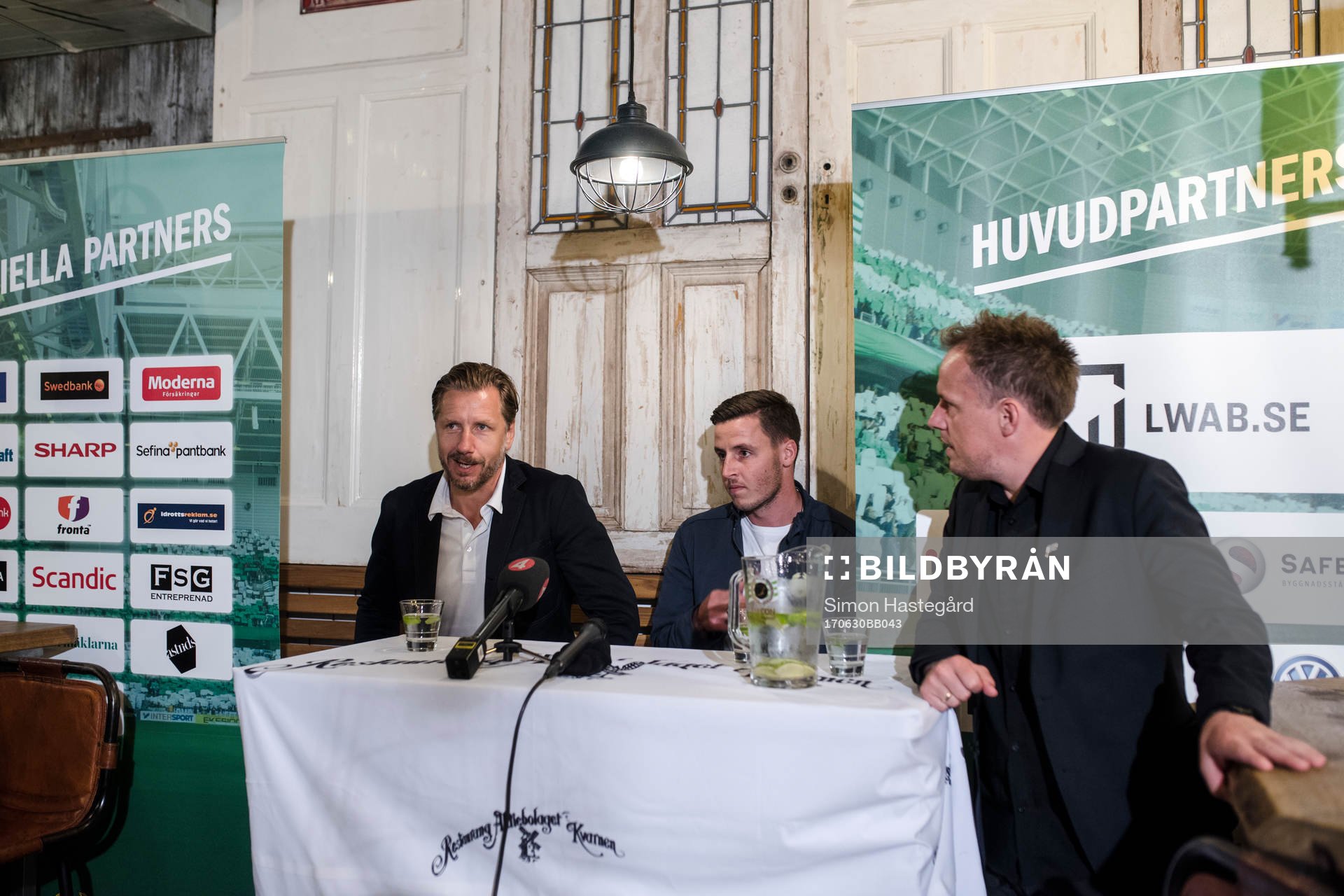 Hammarby sportchef Jesper Jansson, tränare Jakob Michelsen
