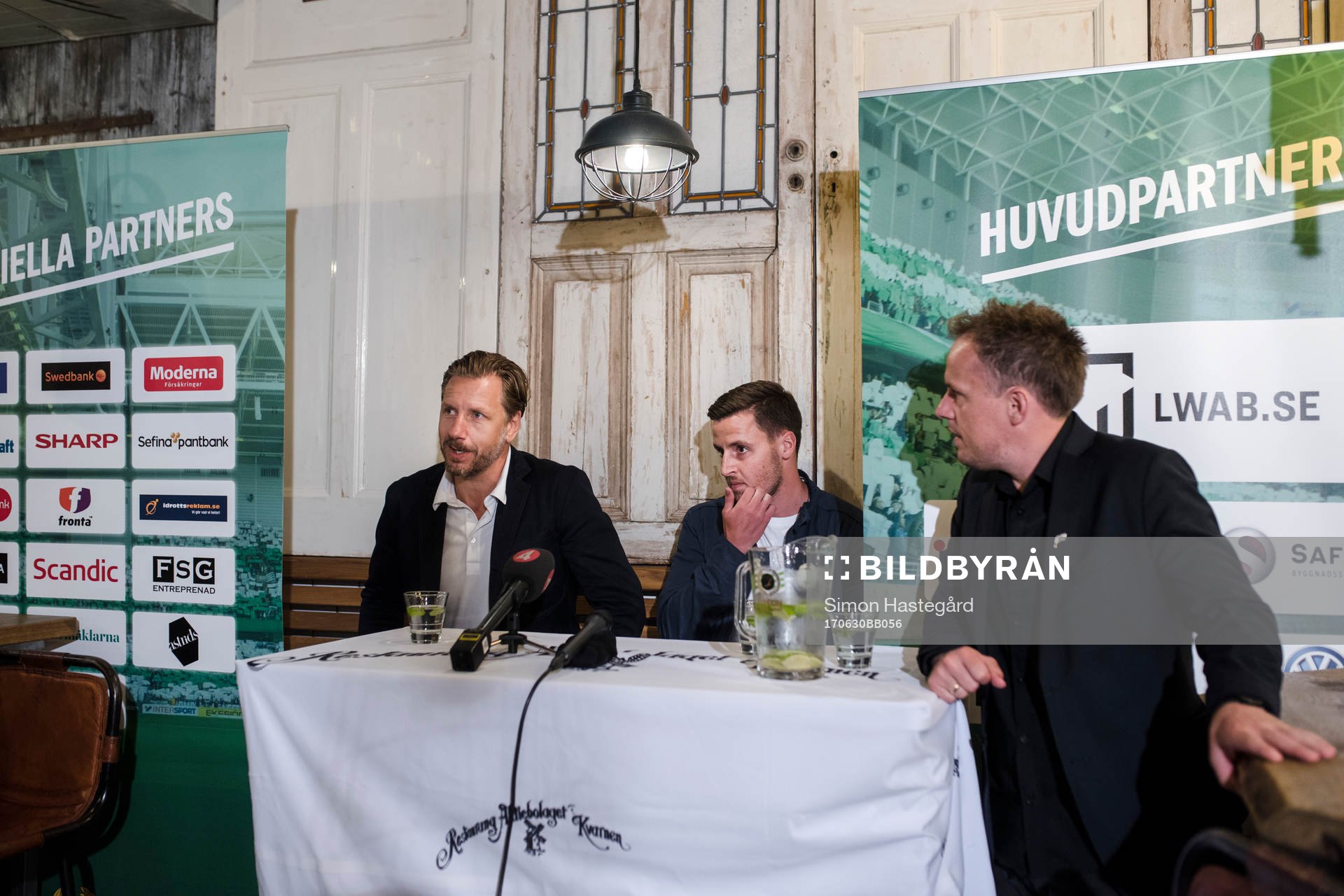 Hammarby sportchef Jesper Jansson, tränare Jakob Michelsen