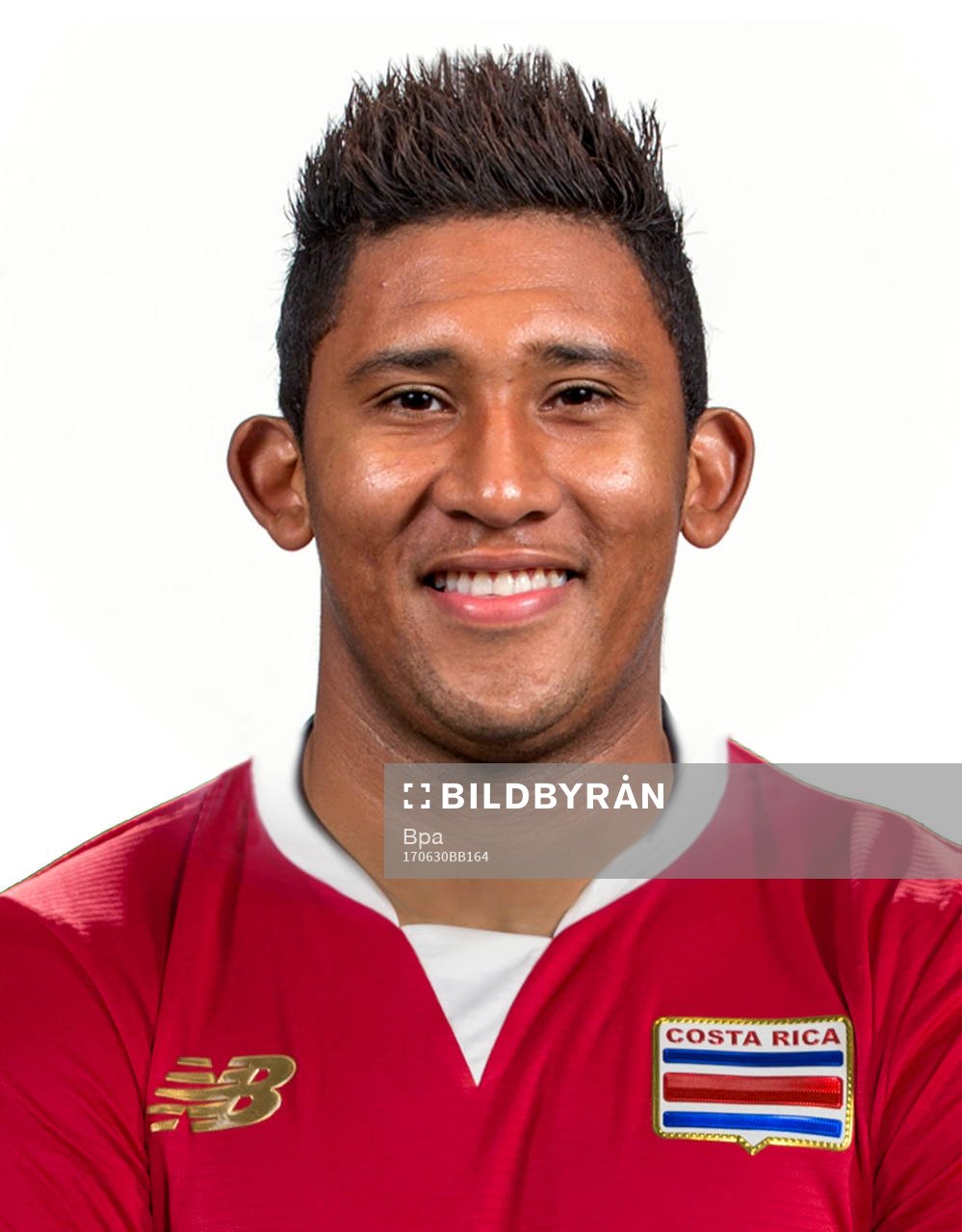Fotboll, VM 2018, Porträtt, Costa Rica:  Jose Guillermo Ortiz Picado Costa Rica poserar för ett porträtt den 30 juni 2017 i Costa Rica 
