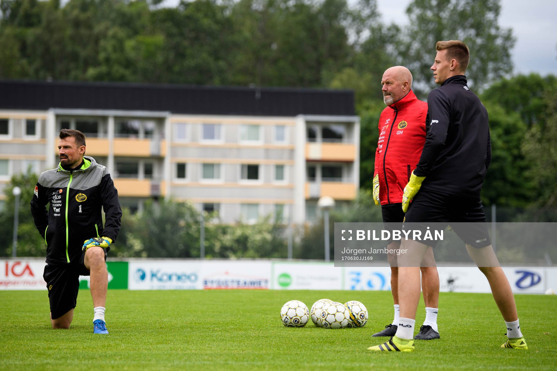 målvakt Kevin Stuhr Ellegaard, målvakt David Olsson och