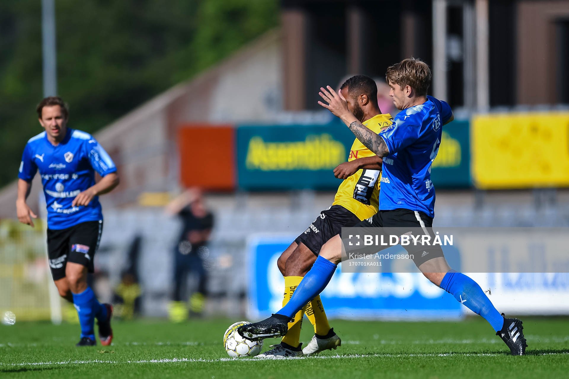 Elfsborgs Alex Dyer och Halmstads Marcus Mathisen