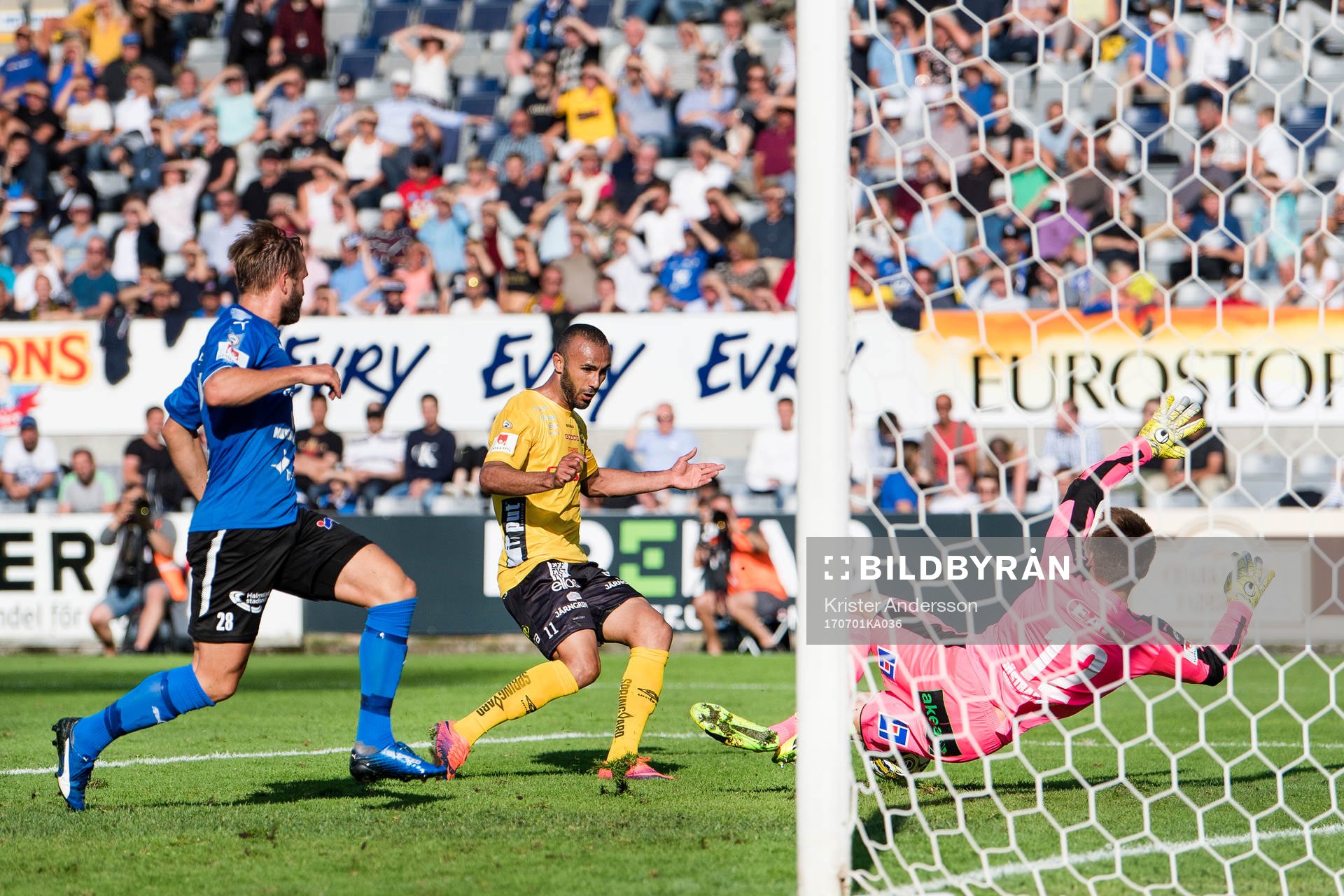 Elfsborgs Issam Jebali med en målchansunder