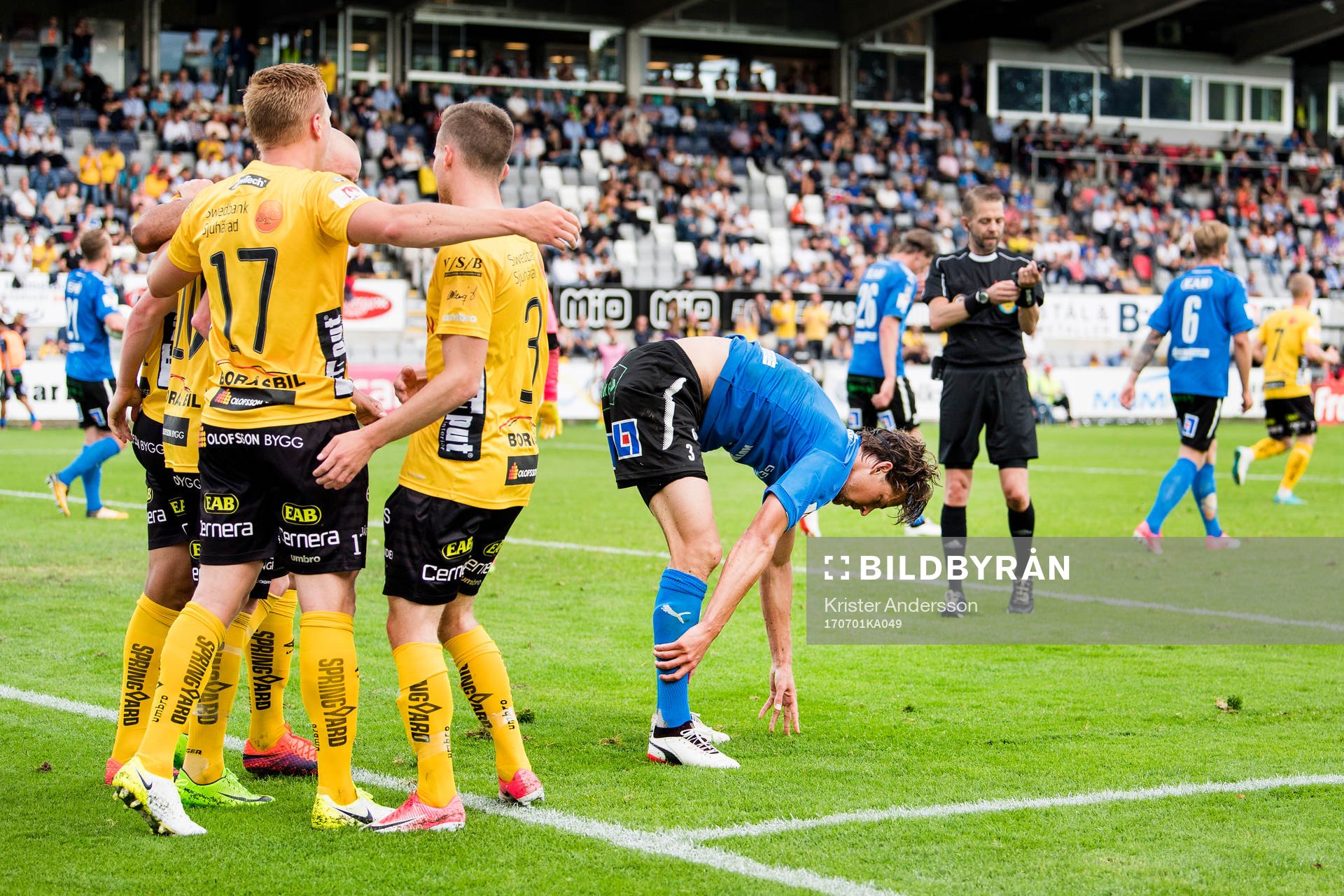 Halmstads Fredrik Liverstam deppar