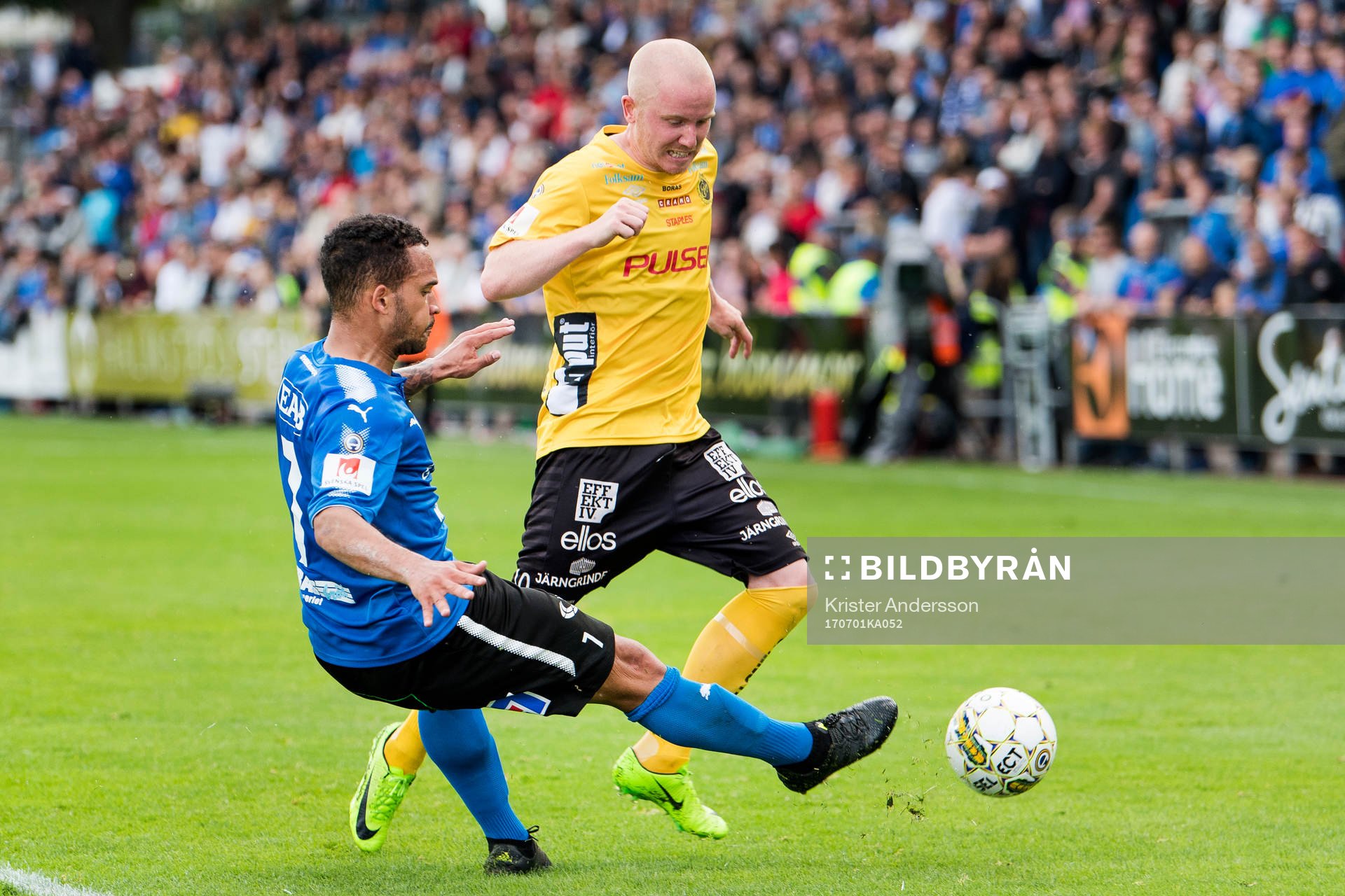 Halmstads Nikolai Alho och Elfsborgs Simon Lundevall