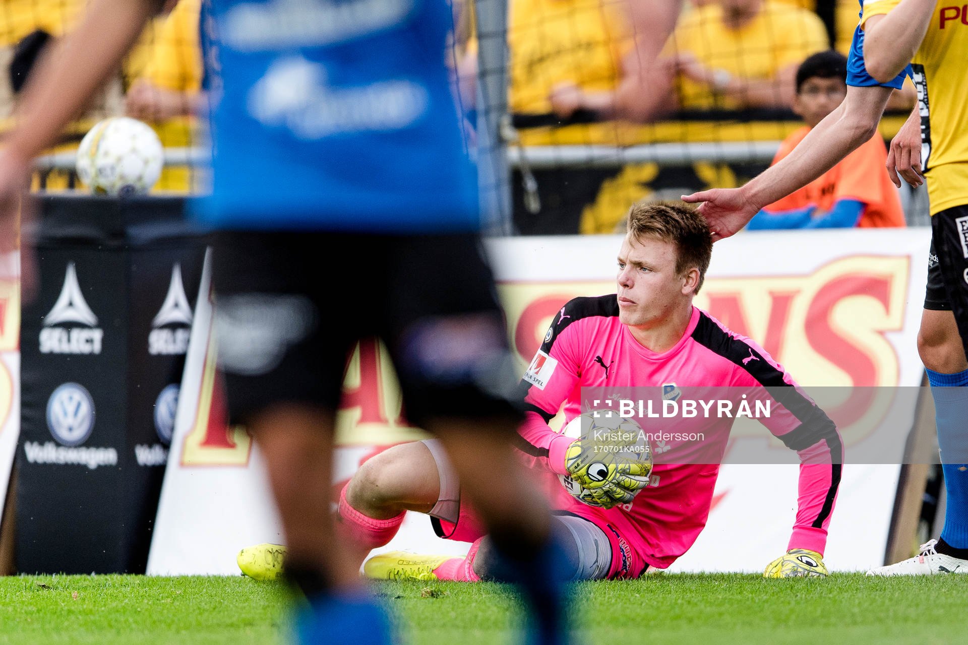 Halmstads målvakt Isak Pettersson