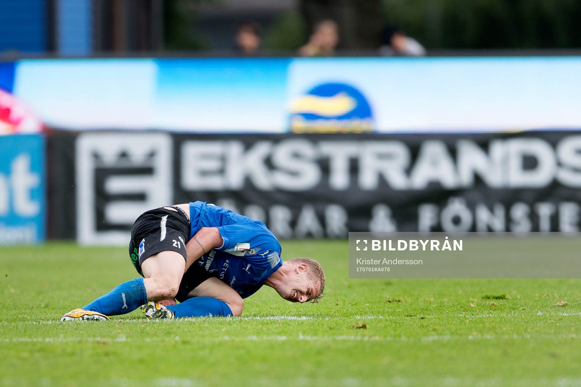 Halmstads Andreas Bengtsson har ont