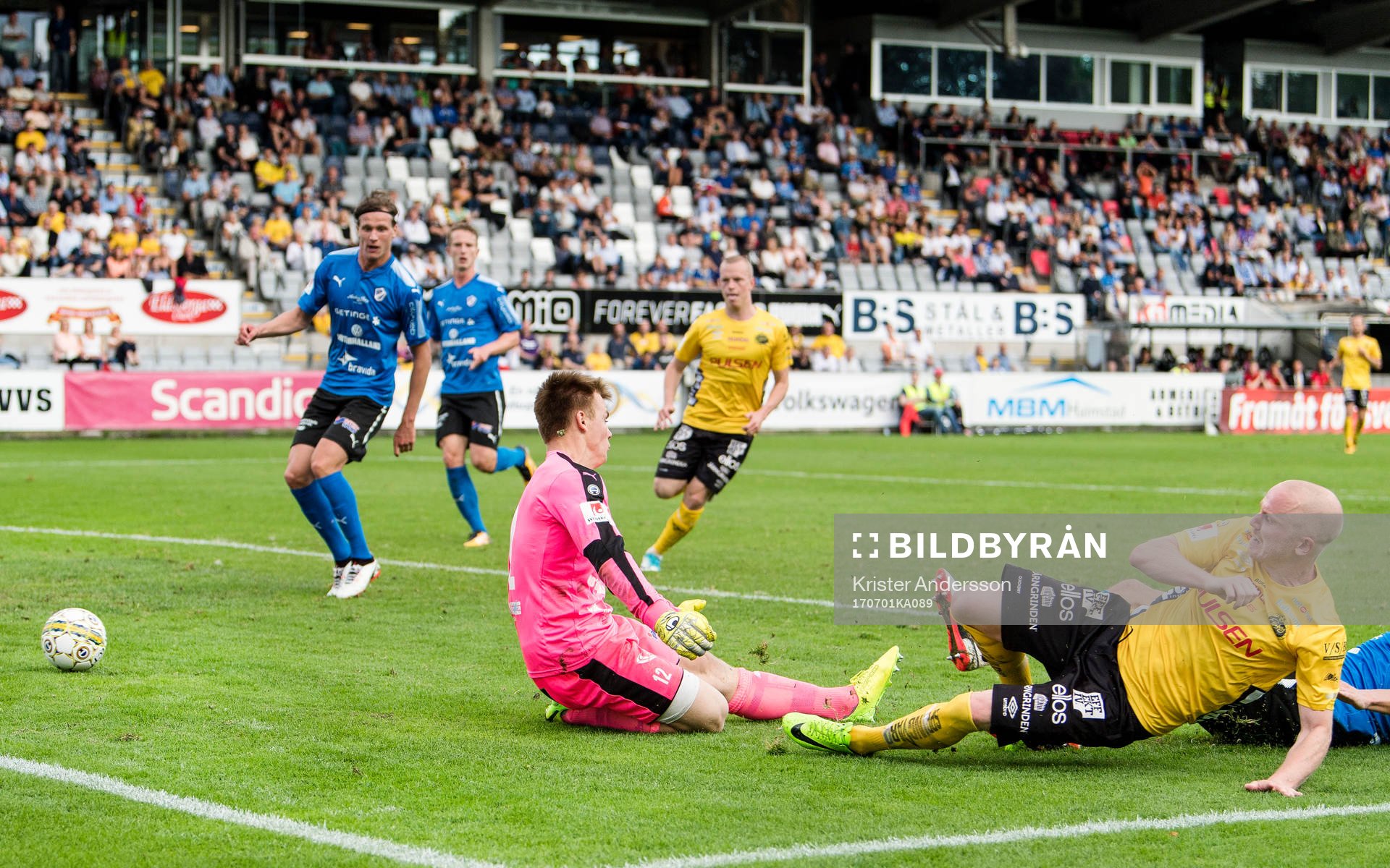Elfsborgs Simon Lundevall kvitterar till 1-1
