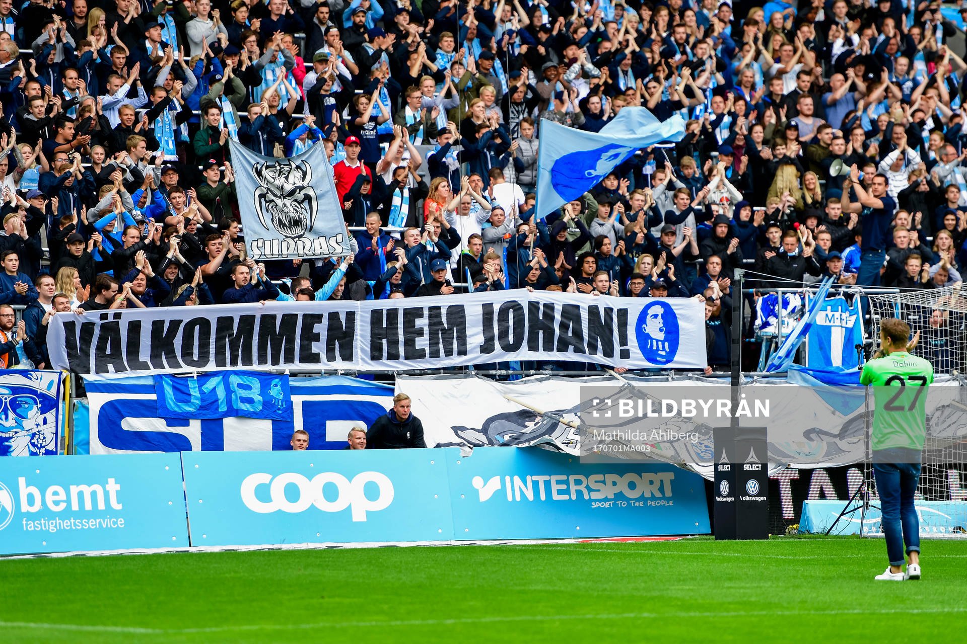 Malmö FFs nyförvärv Johan Dahlin och Kingsley Sarfo