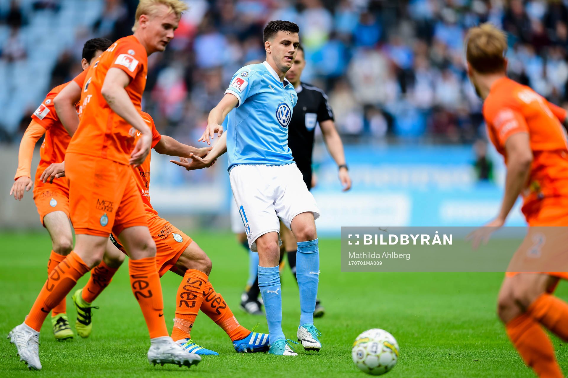 Malmö FFs Alexander Jeremejeff och AFC Eskilstunas