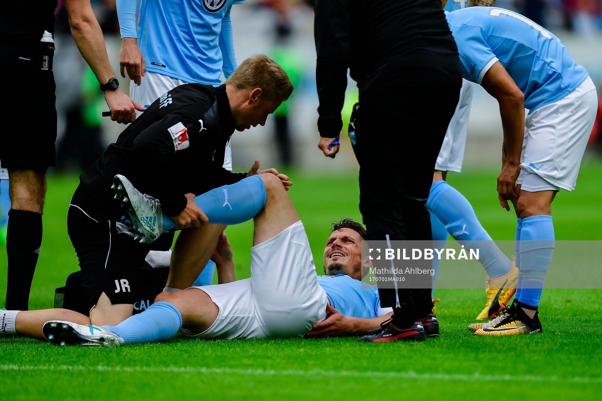 Malmö FFs Markus Rosenberg har ont