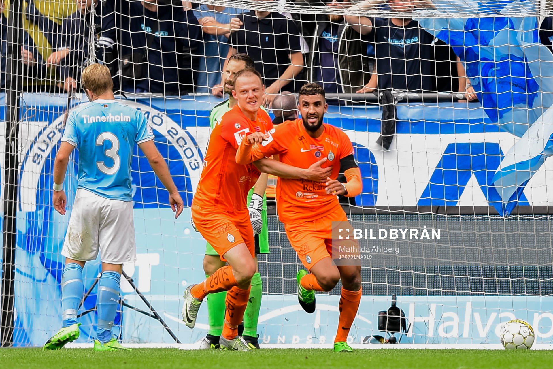 AFC Eskilstunas Omar Eddahri jublar