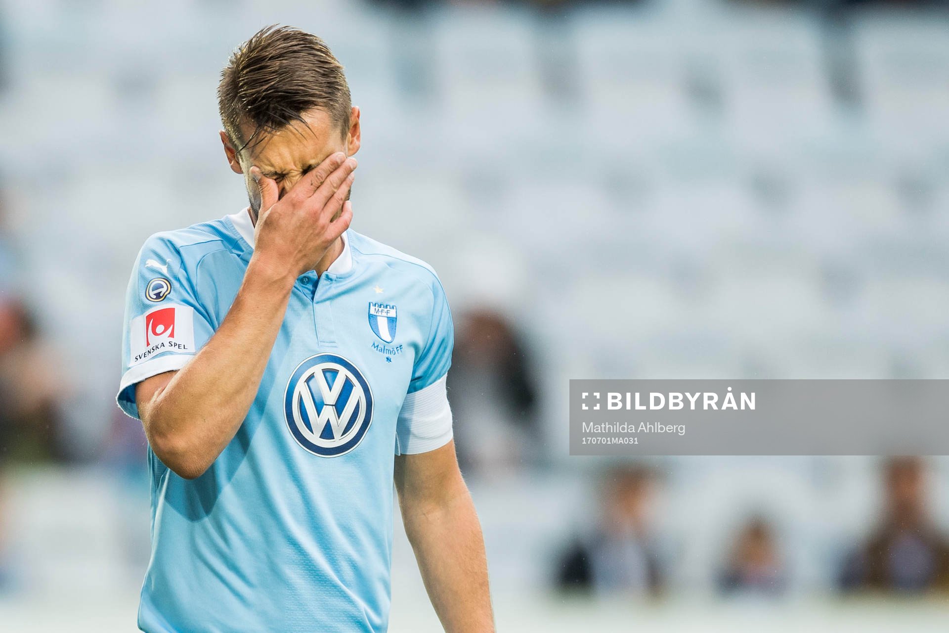 Malmö FFs Markus Rosenberg deppar